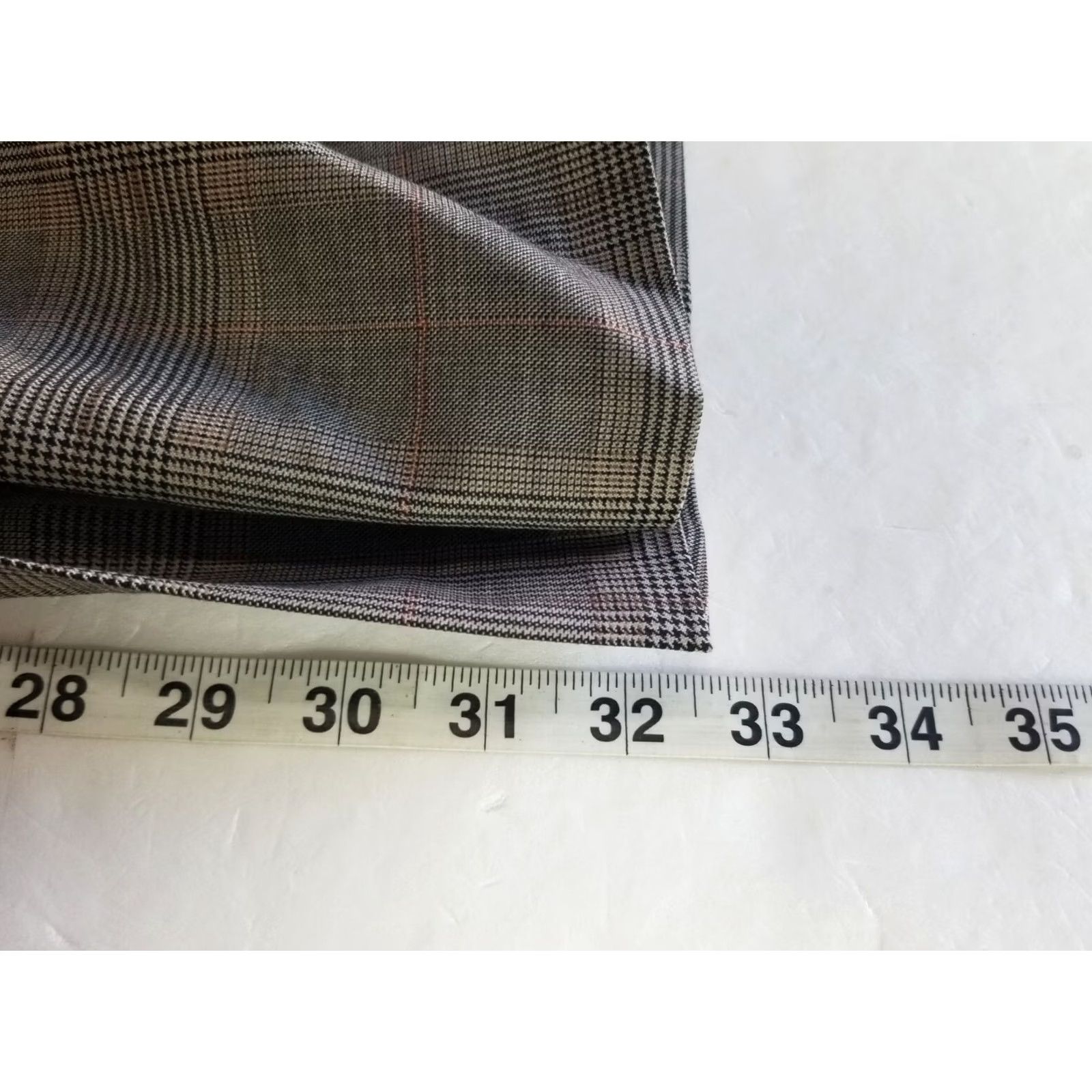 Vintage Alexandre London Plaid Gray Wool Blazer Mens 46L Jacket Two-Button Notch Lapel Regular Fit Casual Shirt/Coat Size 46R - 6 Thumbnail
