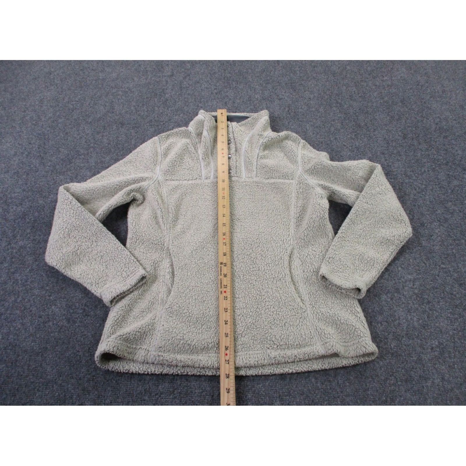 Vintage Kuhl Jacket Womens S Beige Fleece Hiking Sweater Pullover Outdoors Snap Shirt Women Small Beige Fleece Jacket Snap Kuhl Size S / US 4 / IT 40 - 3 Thumbnail