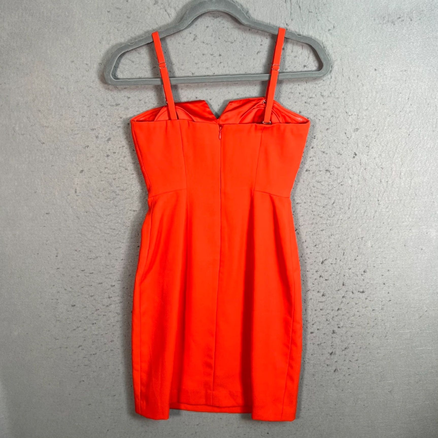 Vintage Gianni Bini Womens Dress Mini Sleeveless Red 0 Polyester Sleeveless Bodycon Adult Womens 0 Red Size XS / US 0-2 / IT 36-38 - 2 Thumbnail
