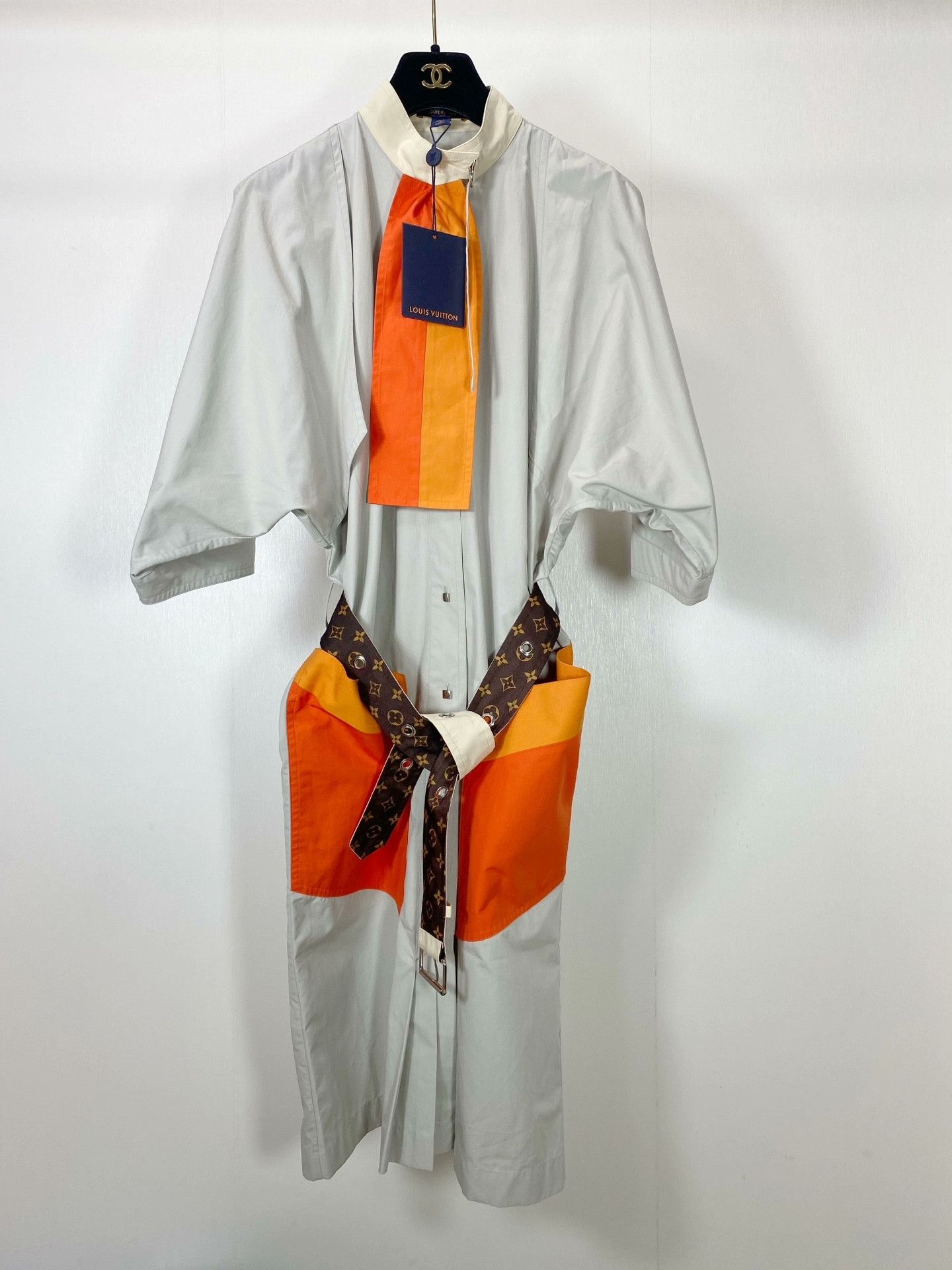 Louis Vuitton LV Long Trench Coat Dress Size S / US 4 / IT 40 - 1 Thumbnail