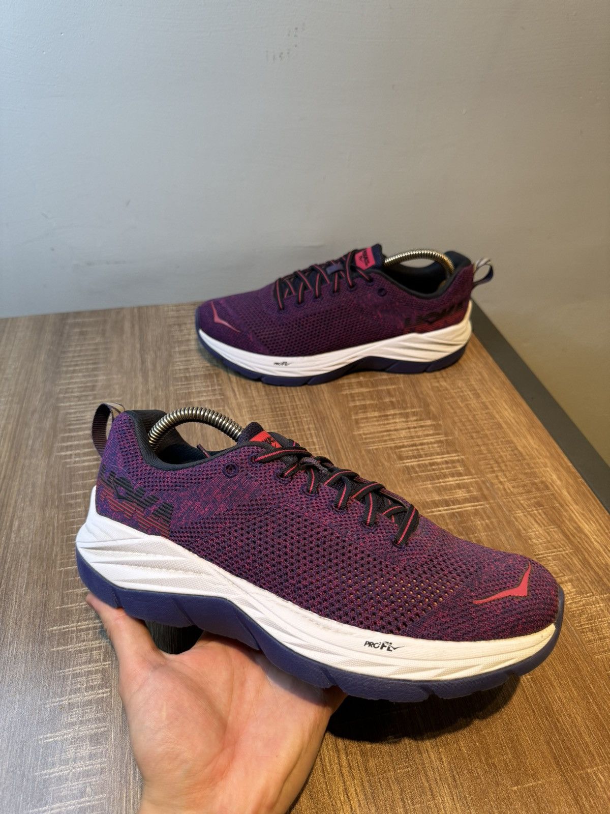 Hoka Hoka One One Womens Pro Fl Athletic W Mach Purple Size 9 Size US 9 / IT 39 - 1 Thumbnail