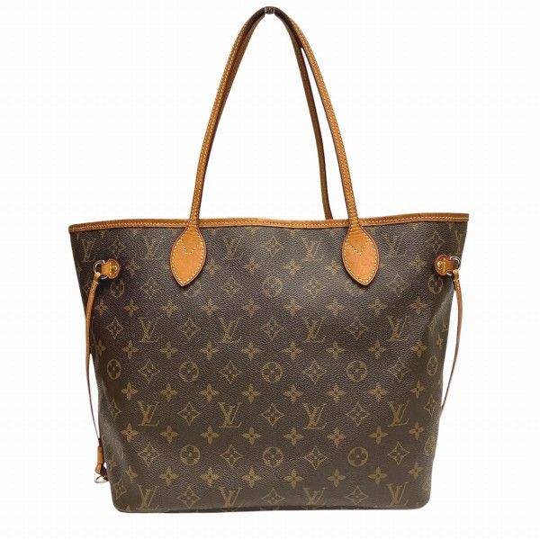 Louis Vuitton Louis Vuitton Neverfull Monogram Tote Bag Canvas Tote Bag M40156 in Brown, Women's