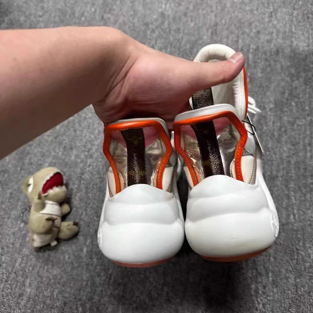 Louis Vuitton LV 95 New Jelly Orange Dad Sneakers EU 38.5 Size US 7.5 / IT 37.5 - 5 Thumbnail