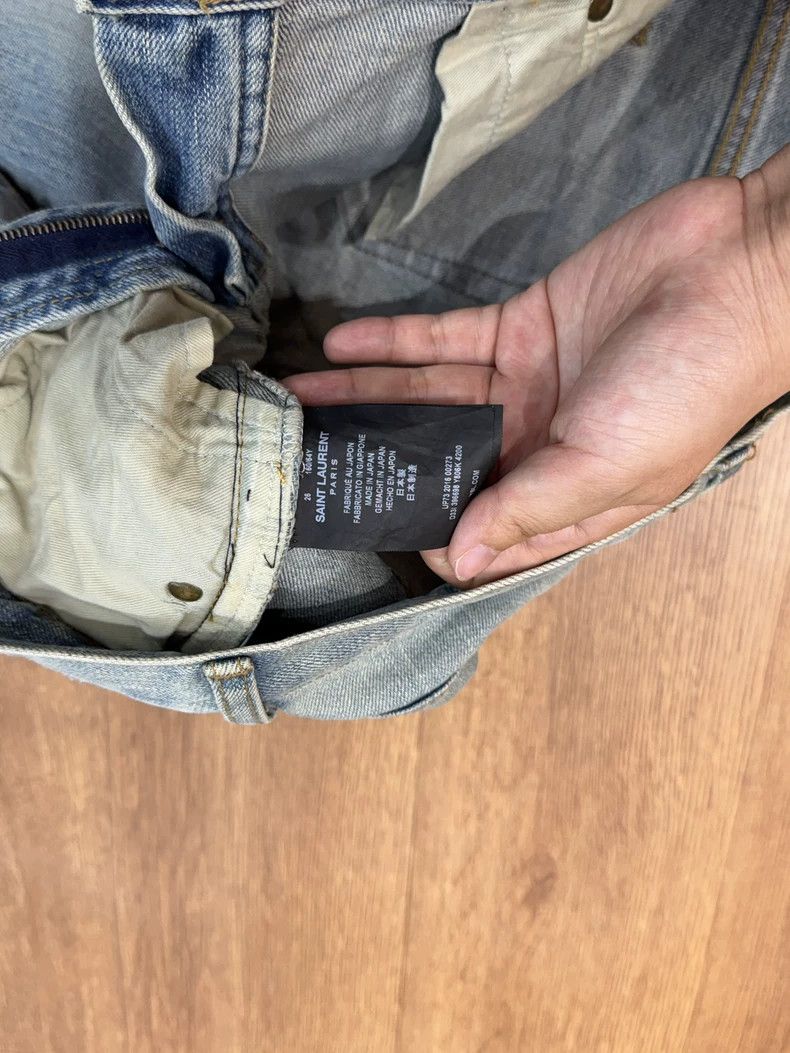 Saint Laurent Paris Saint Laurent Paris Washed jeans with holes Size US 26 / EU 42 - 3 Thumbnail