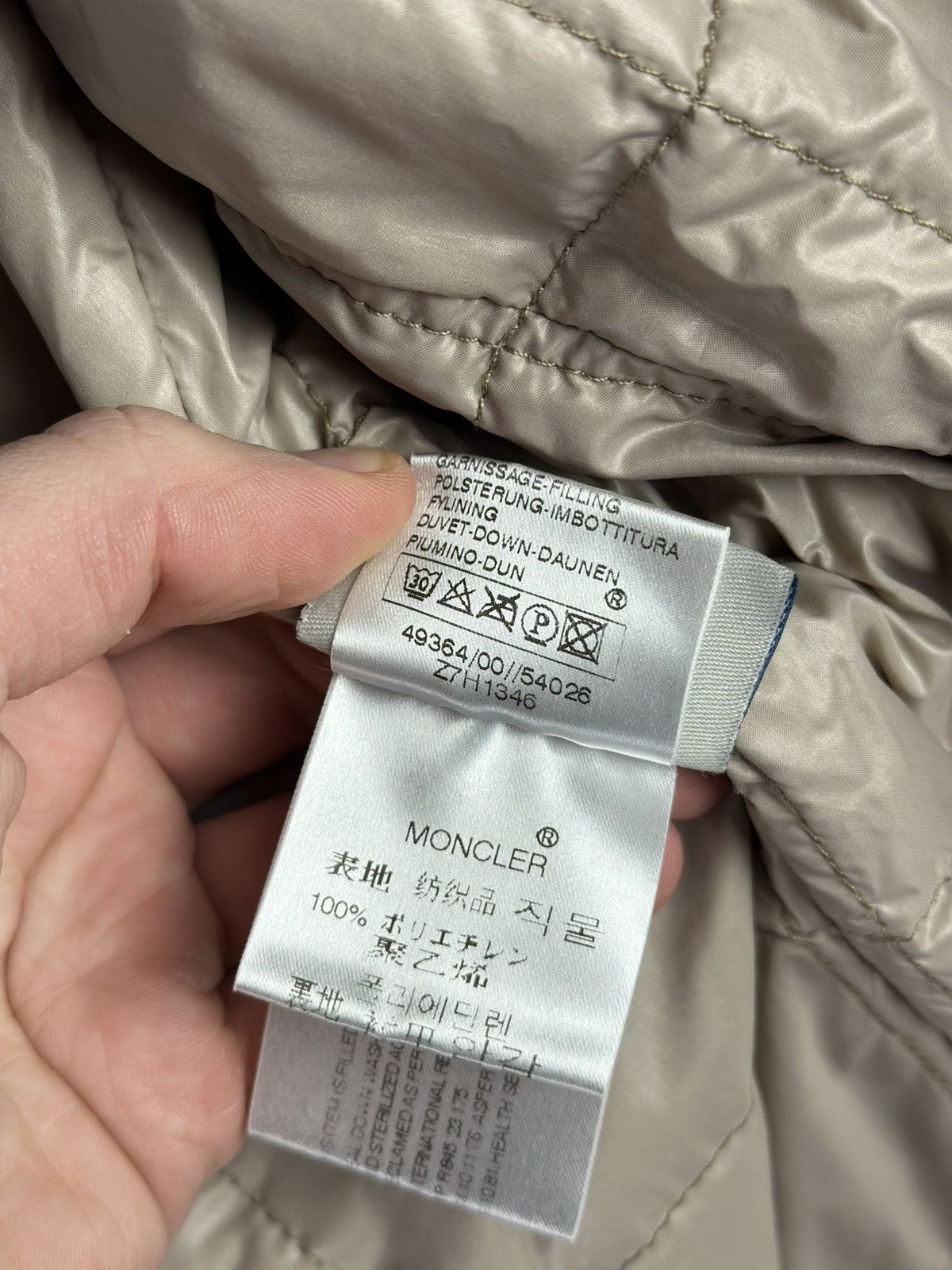 Designer × Moncler × Vintage Vintage Moncler Down Jacket Long Parka Coat Women Size S / US 4 / IT 40 - 22 Thumbnail