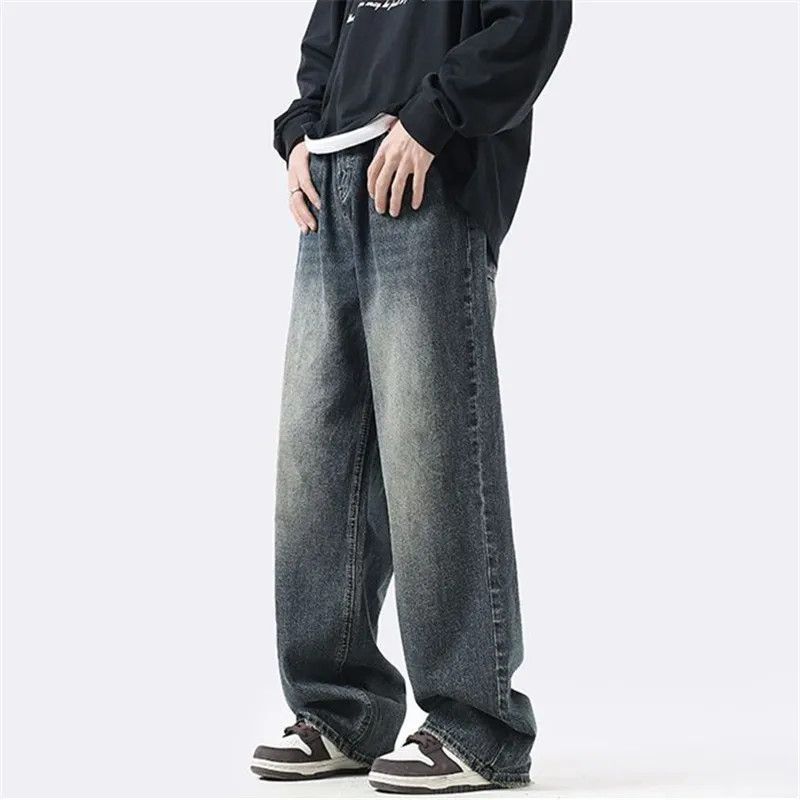 Jean × Vintage Button Pocket Loose Jeans Size US 32 / EU 48 - 6 Thumbnail