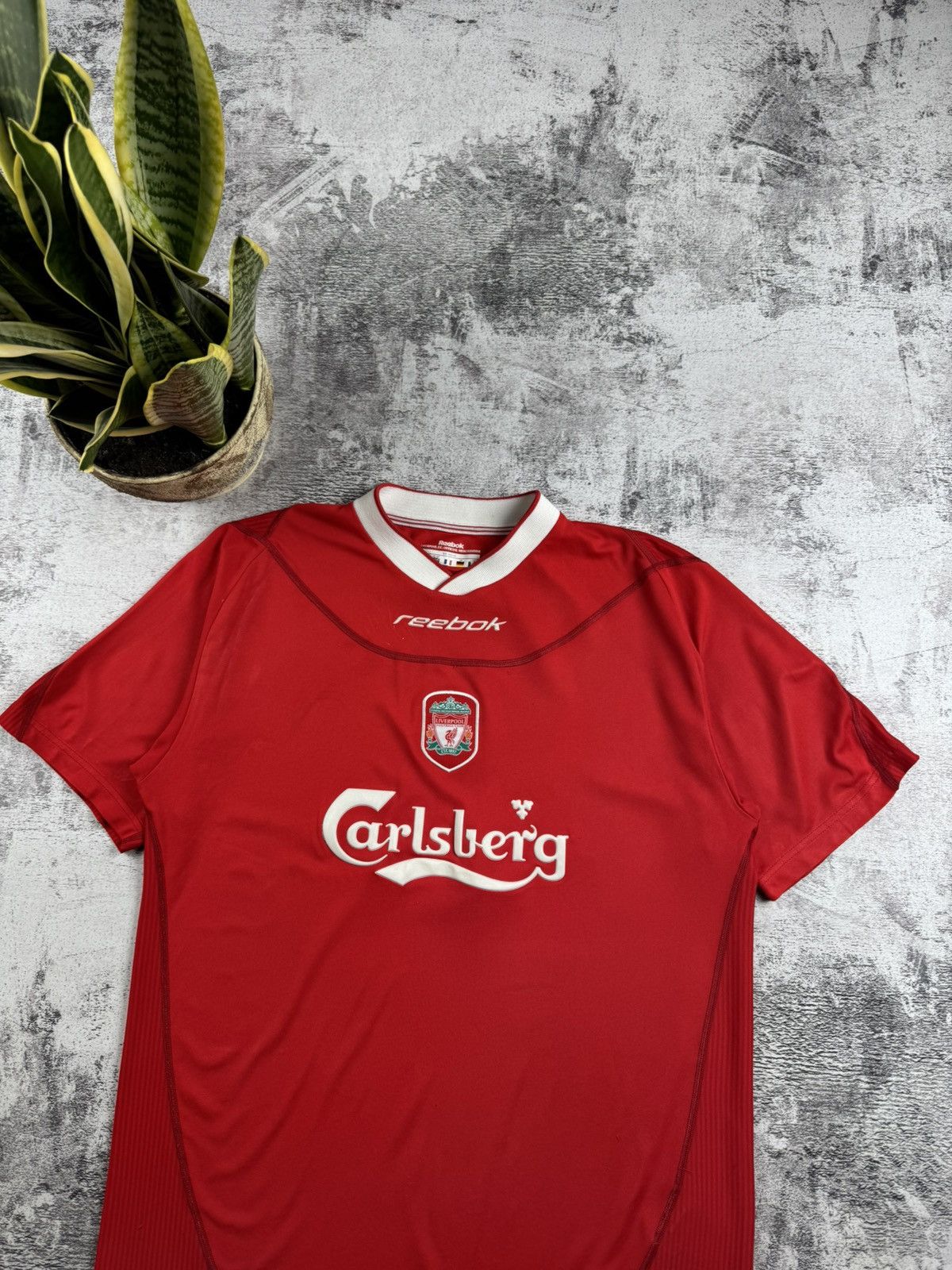 Reebok Vintage Liverpool 2002/2004 Home Football Shirt Jersey Kit Size US M / EU 48-50 / 2 - 5 Thumbnail