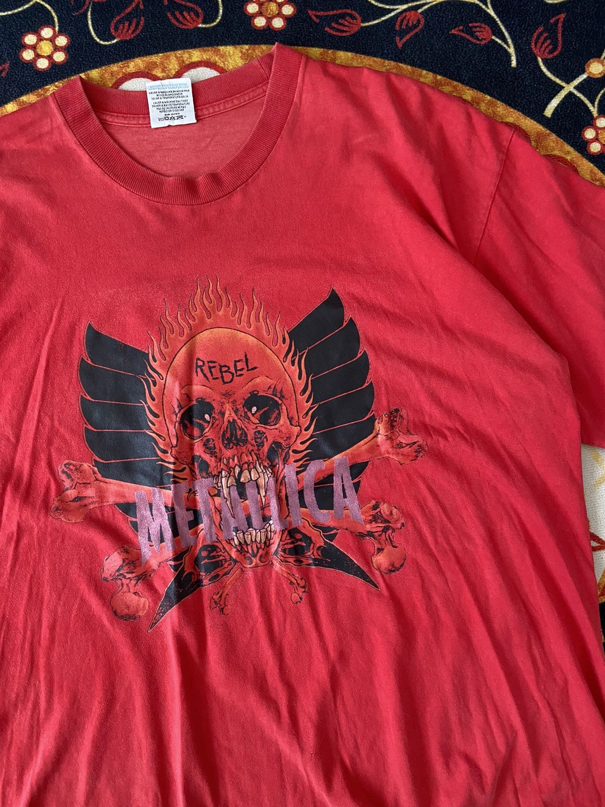Band Tees × Vintage METALLICA REBEL PUSHEAD Size US XXL / EU 58 / 5 - 3 Thumbnail
