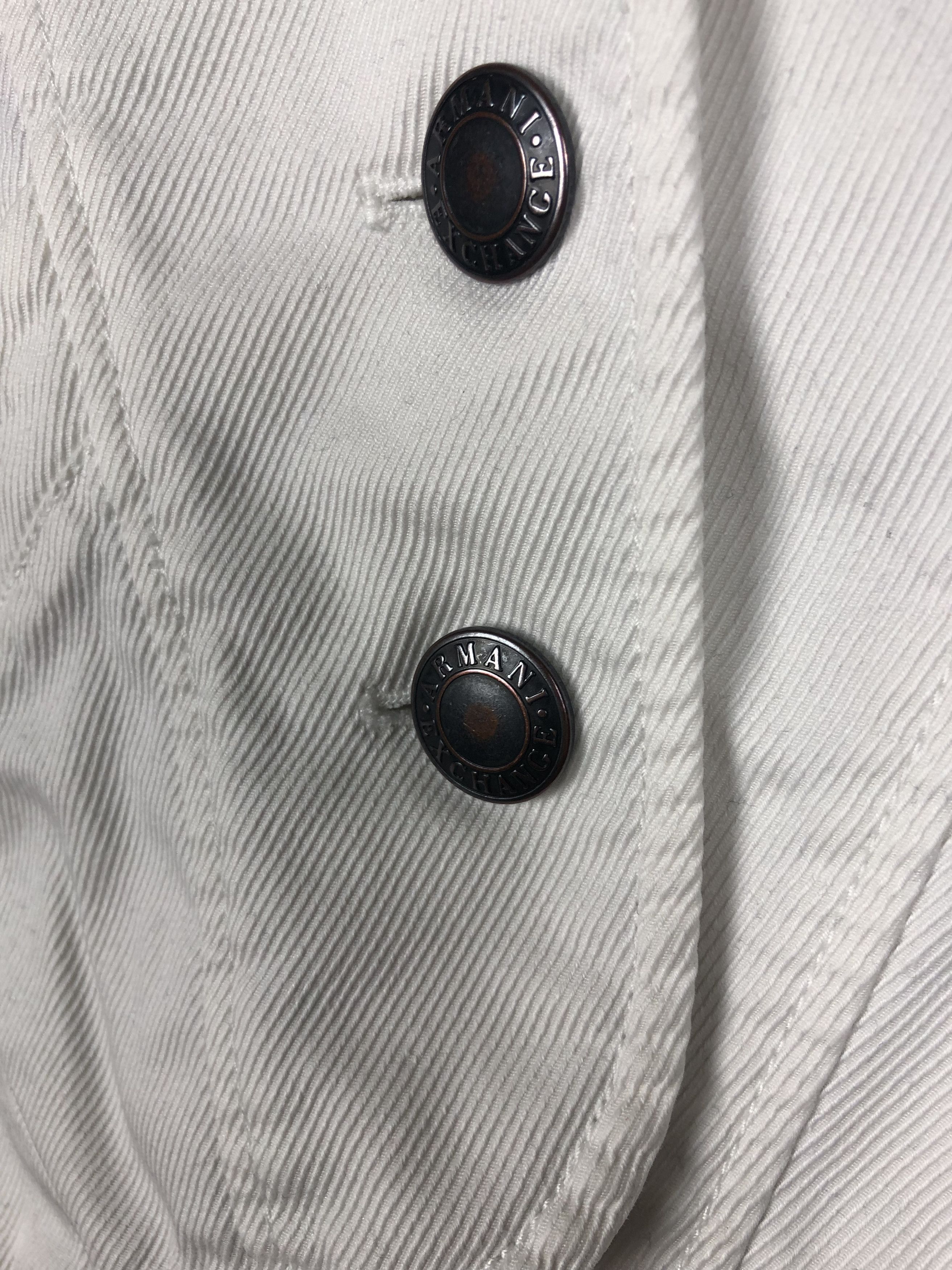 Armani Armani Exchange Blazer Jacket White size M Size M / US 6-8 / IT 42-44 - 4 Thumbnail