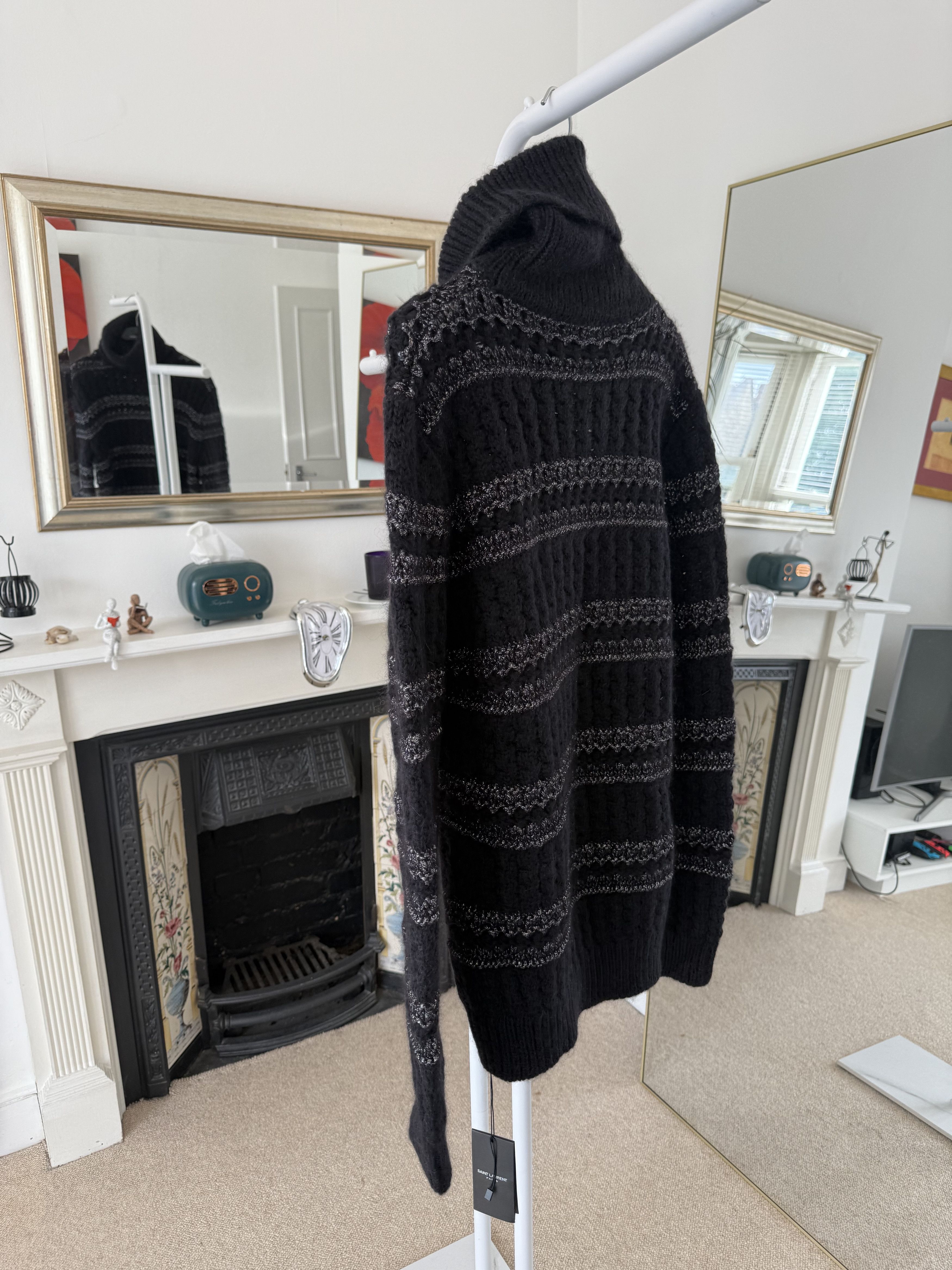 Saint Laurent Paris Saint Laurent Wool Mohair Roll Neck Knit Size US M / EU 48-50 / 2 - 3 Thumbnail