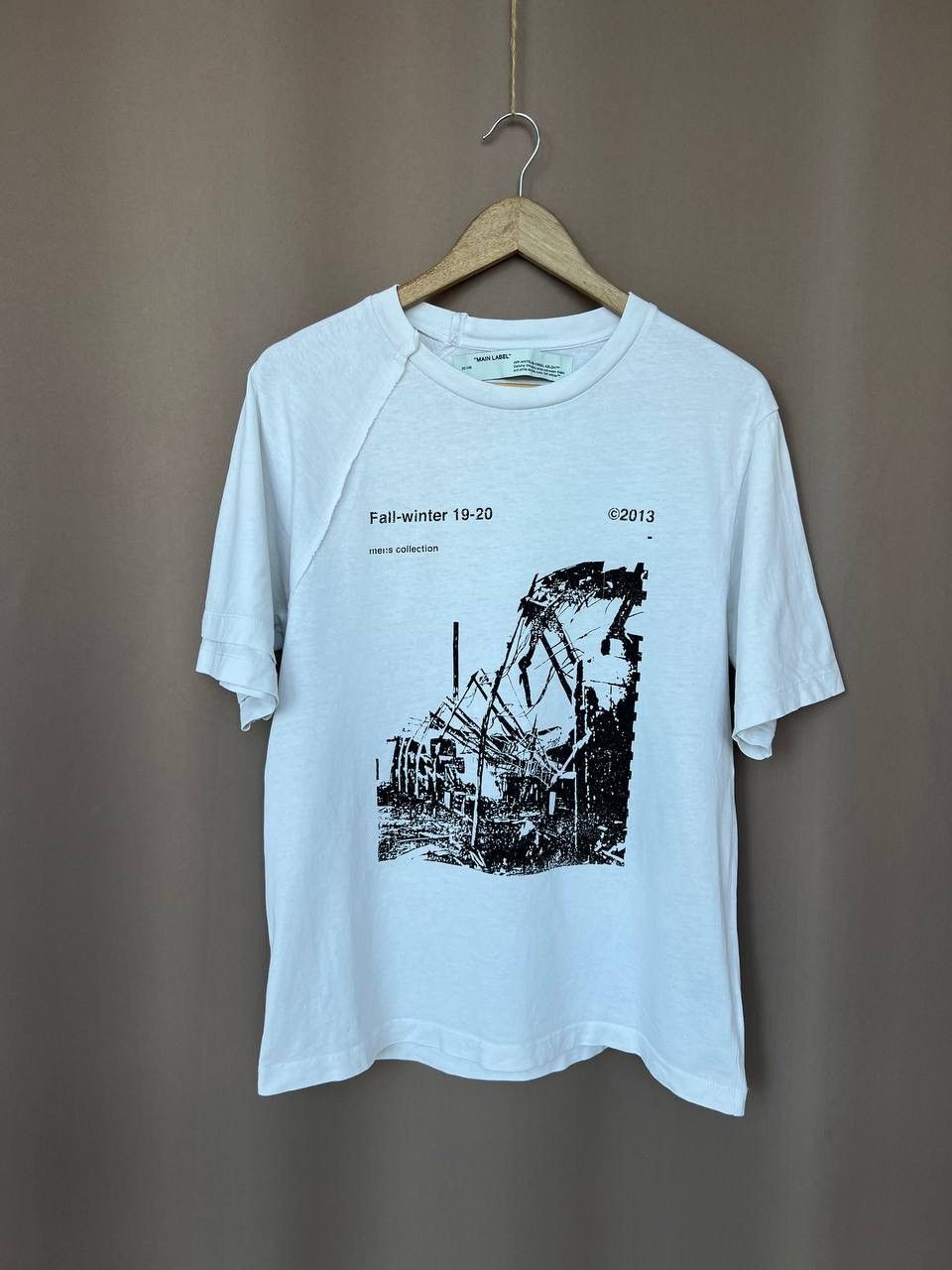 Off-White Ruined Factory Oversized T-Shirt Mens Size S