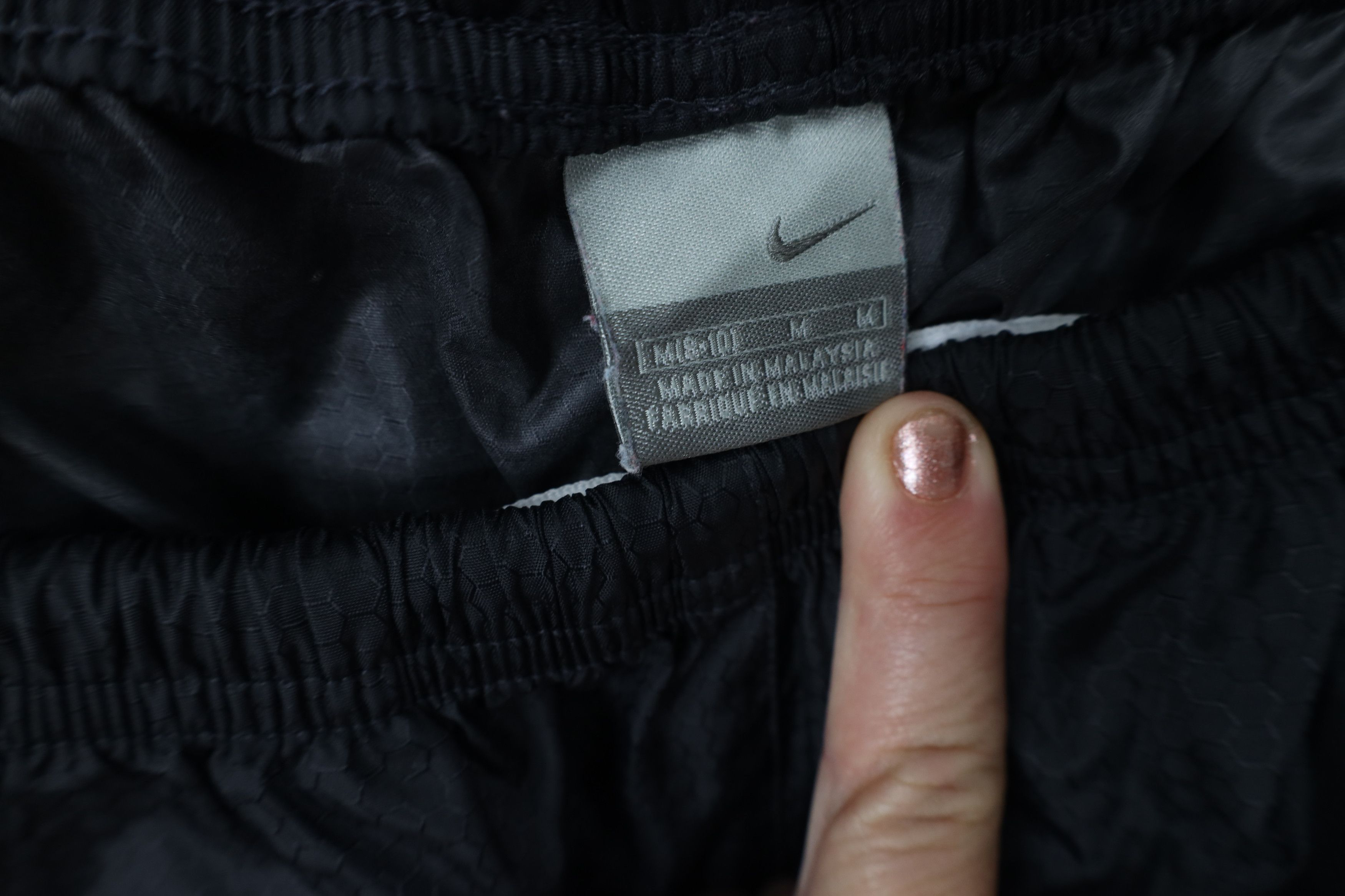 Nike Vintage 90s Y2K Nike Scott Mini Swoosh Ripstop Carpris Pants Size 25" / US 0 / IT 36 - 9 Thumbnail