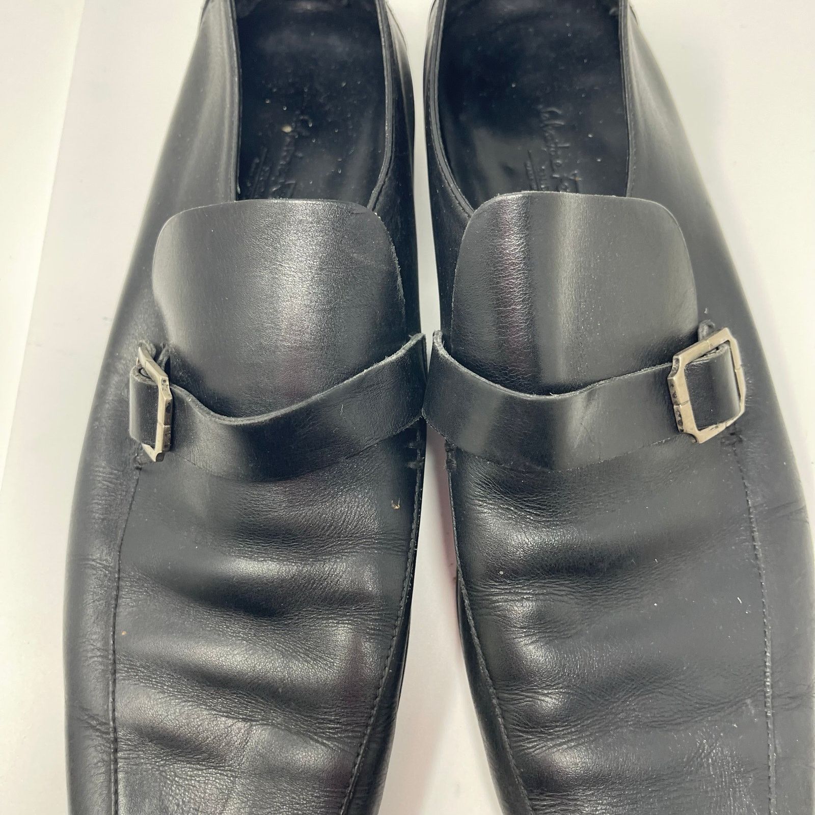 Salvatore Ferragamo Salvatore Ferragamo Men’s Slip On Black Leather Loafers 9.5 Size US 9.5 / EU 42-43 - 9 Thumbnail