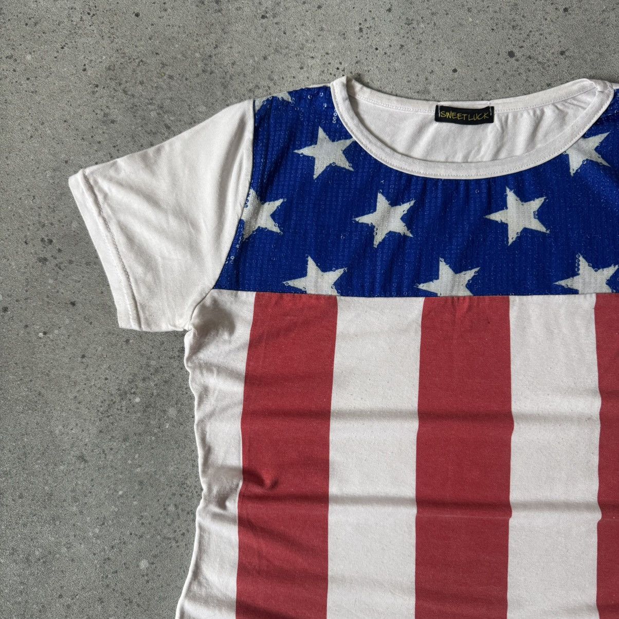 Hysteric Glamour Amazing Y2K Aesthetic USA Flag Sexy Glamour T-Shirt Size M / US 6-8 / IT 42-44 - 3 Thumbnail