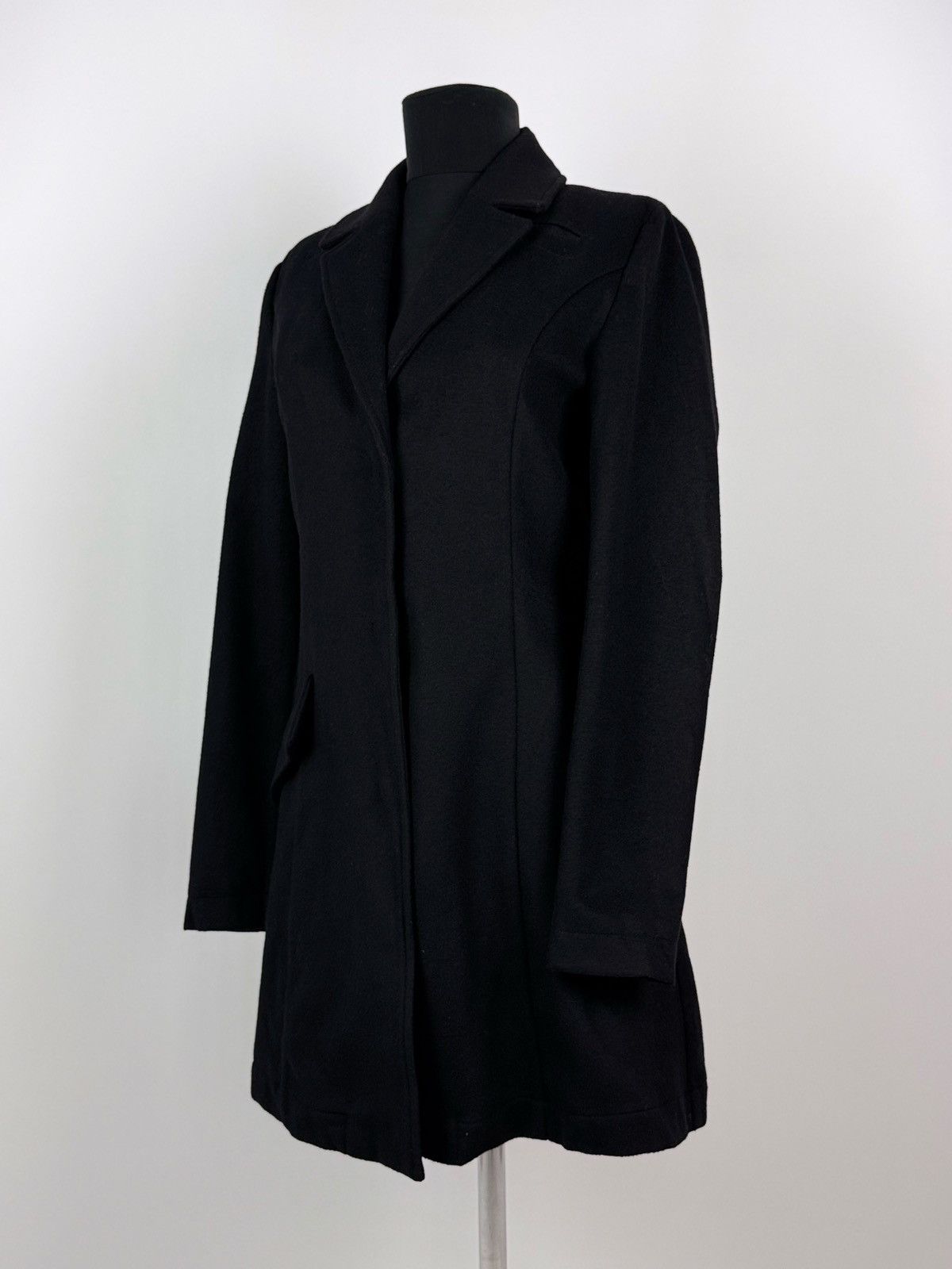 Sarah Pacini Sarah Pacini Wool Blend Mid Coat Jacket Size XS / US 0-2 / IT 36-38 - 2 Thumbnail