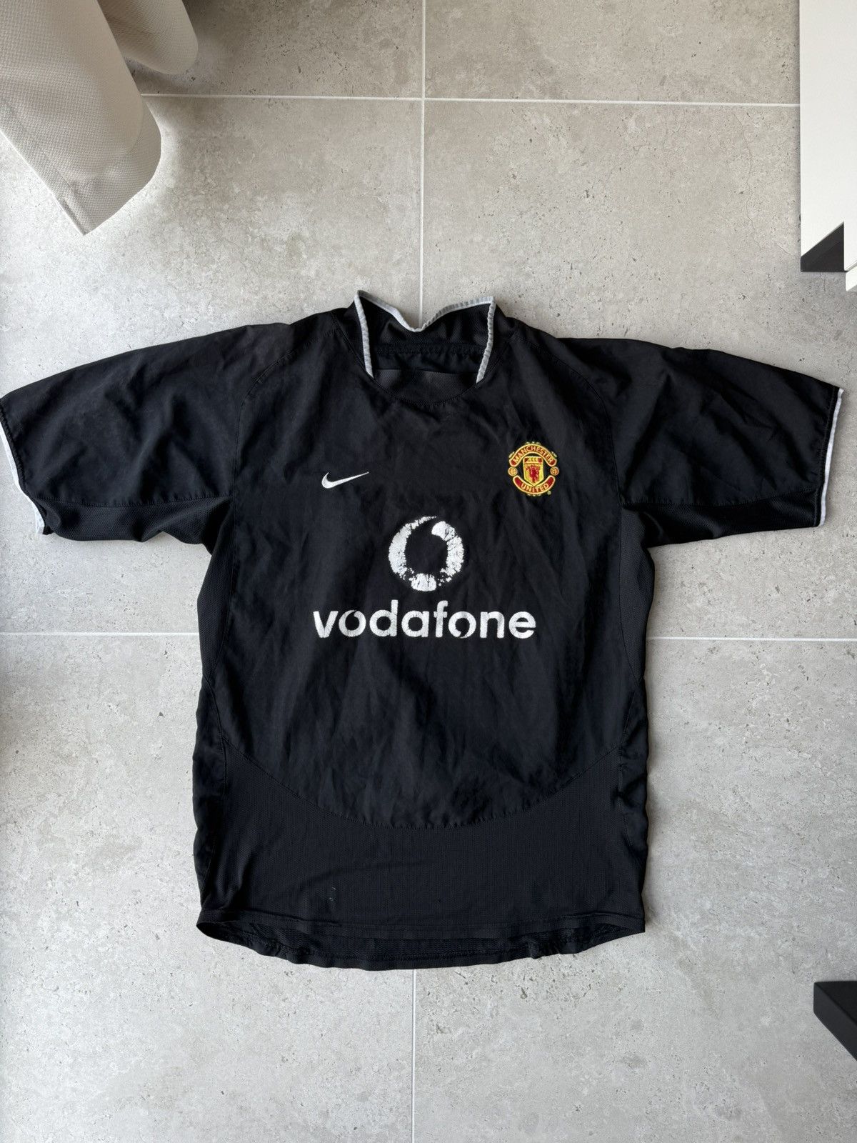 Nike Nike x Manchester United Vintage Black Soccer Jersey 04/05 Size US M / EU 48-50 / 2 - 1 Thumbnail