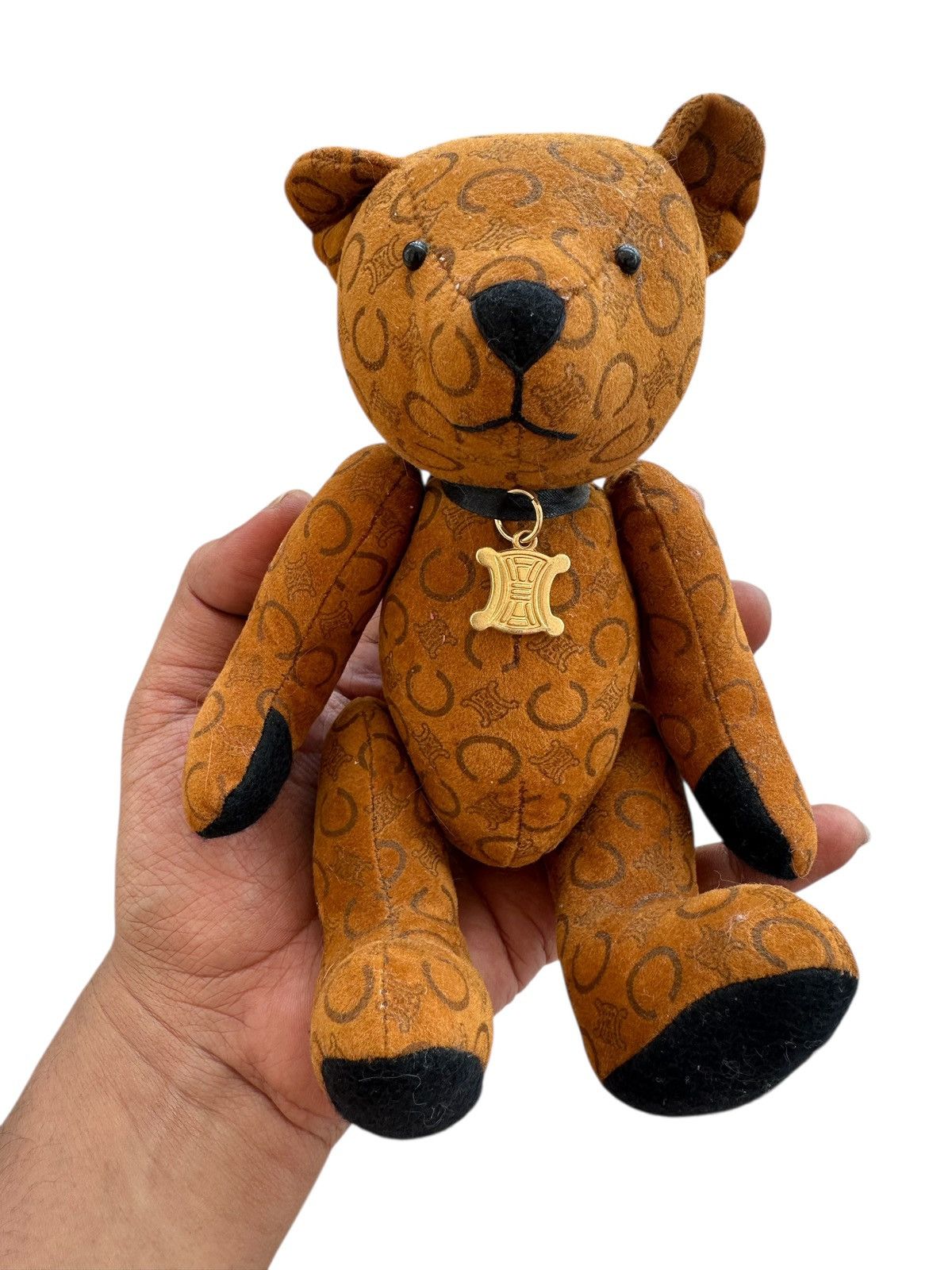 Celine CELINE vtg macadam patern bear stuffed interior Size ONE SIZE - 3 Thumbnail
