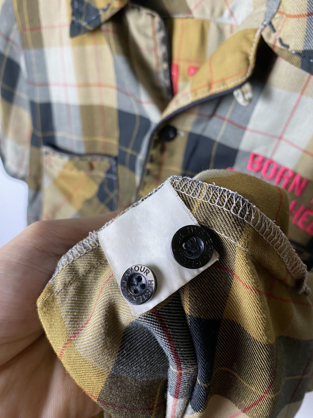 Hysteric Glamour × If Six Was Nine × Japanese Brand 💥best💥 Hysteric glamour plaid shirt embroidery Size US M / EU 48-50 / 2 - 7 Thumbnail
