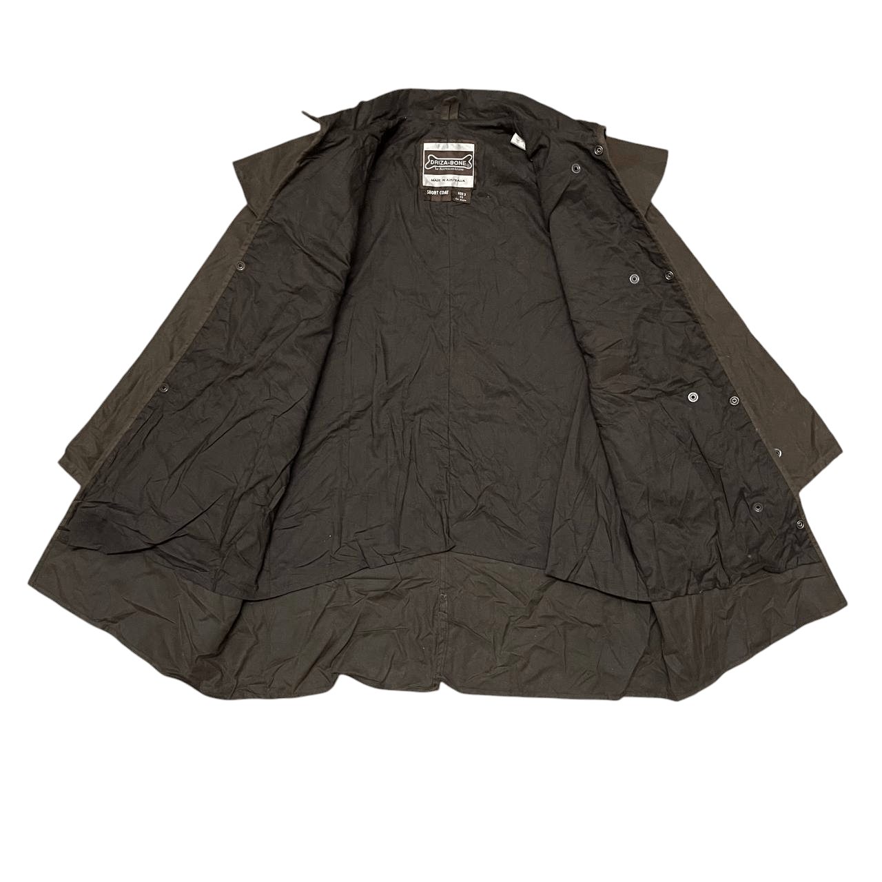 Man Made In Australia Vintage Driza Bon Waxed Riding Short Coat Size US S / EU 44-46 / 1 - 8 Thumbnail
