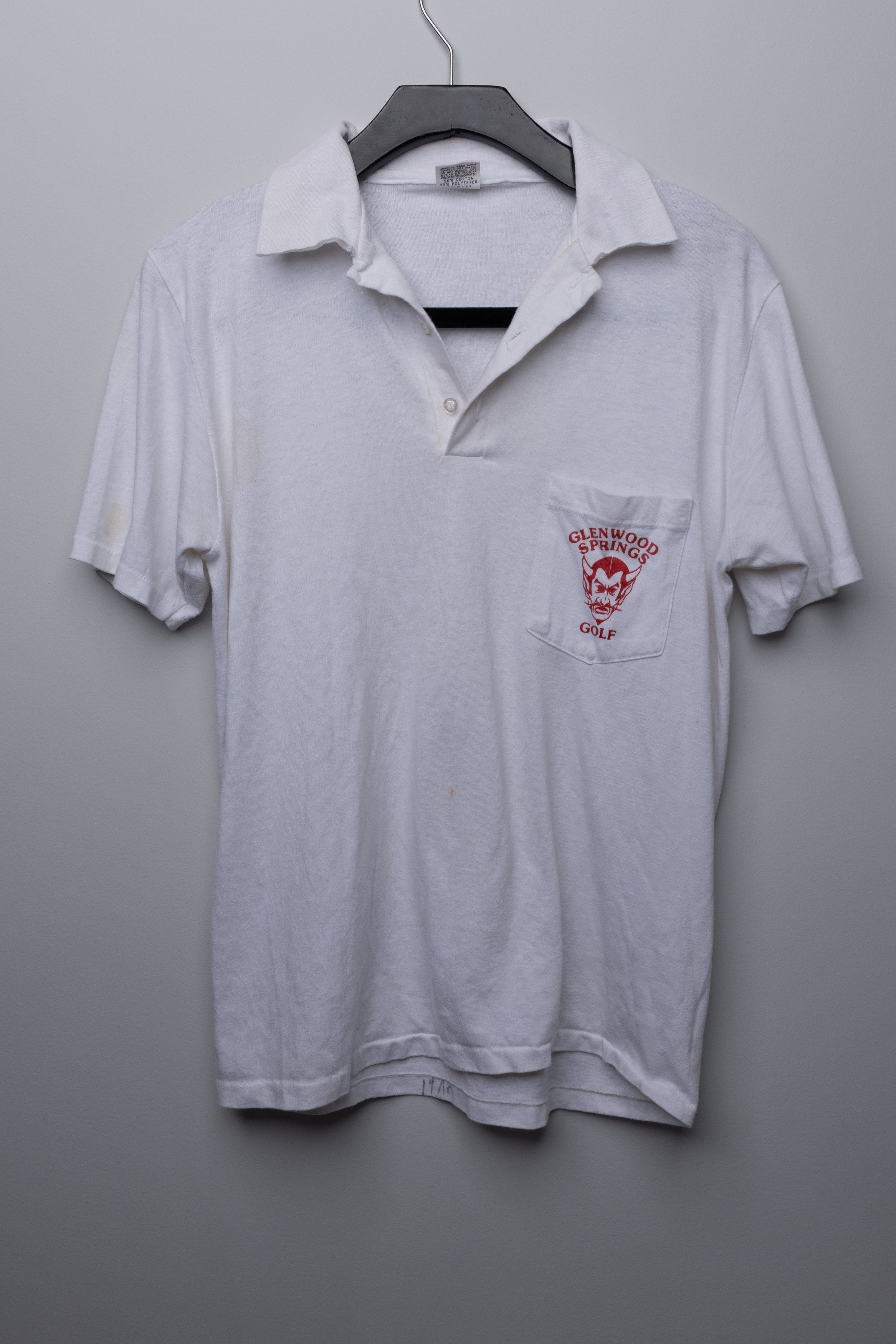 Glenwood Spring Golf White Polo
