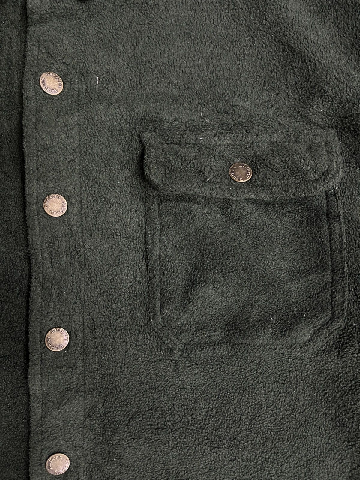 L.L. Bean 💥1990s VINTAGE LL BEAN WORKER SHERPA FLEECE BUTTON SHIRT Size US L / EU 52-54 / 3 - 3 Thumbnail