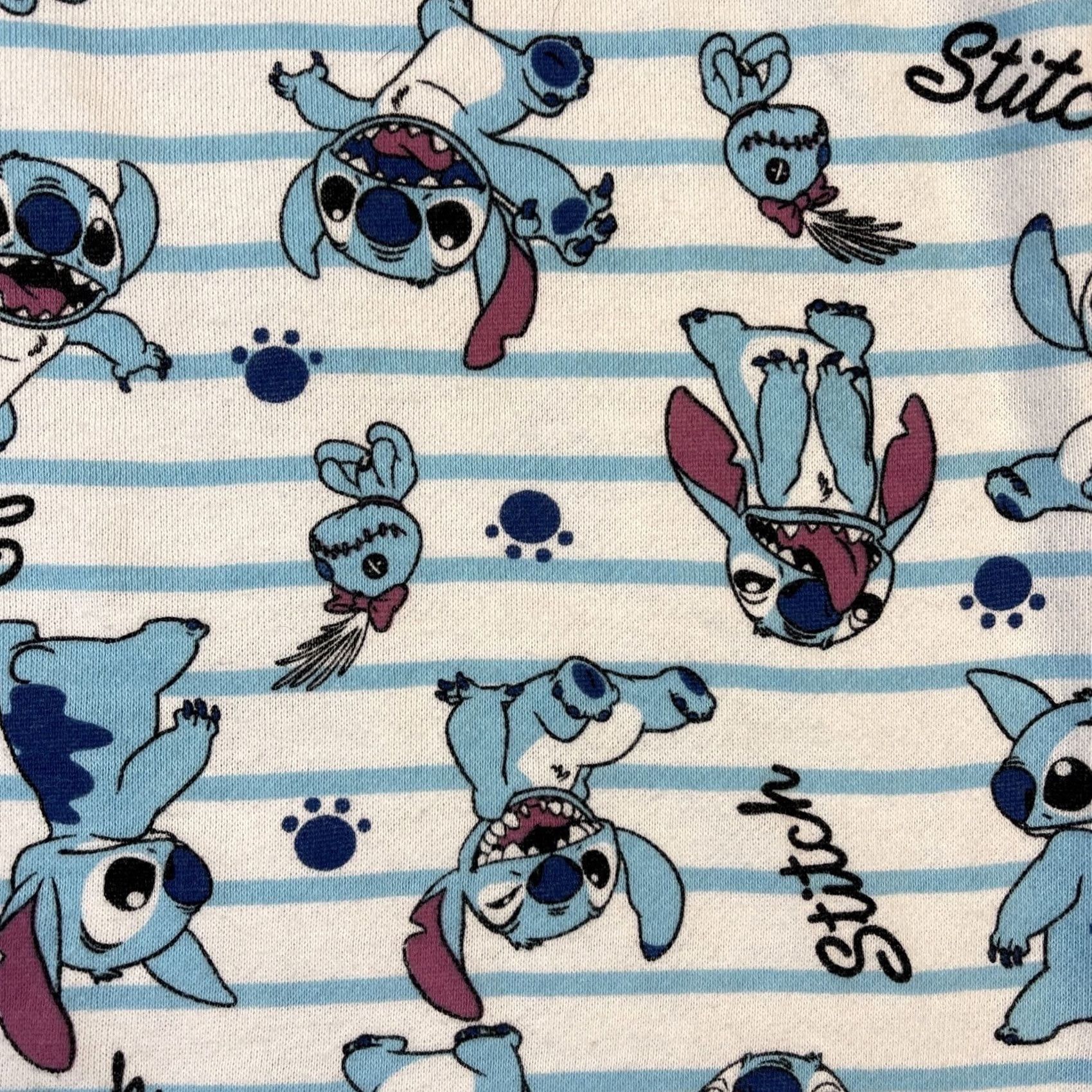 Disney Disney Women’s Hoodie Shirt Lilo & Stitch Crop Top All Over Print AOP Graphic PullOver Long Sleeve White XS S M Size S / US 4 / IT 40 - 7 Thumbnail