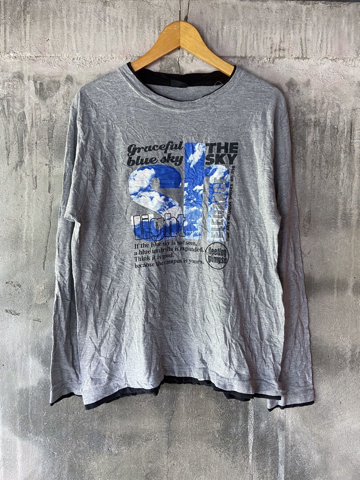 Beauty Beast × Hysteric Glamour × Japanese Brand GRACEFUL BLUE SKY THE SKY LONG SLEEVE Size US M / EU 48-50 / 2 - 1 Thumbnail