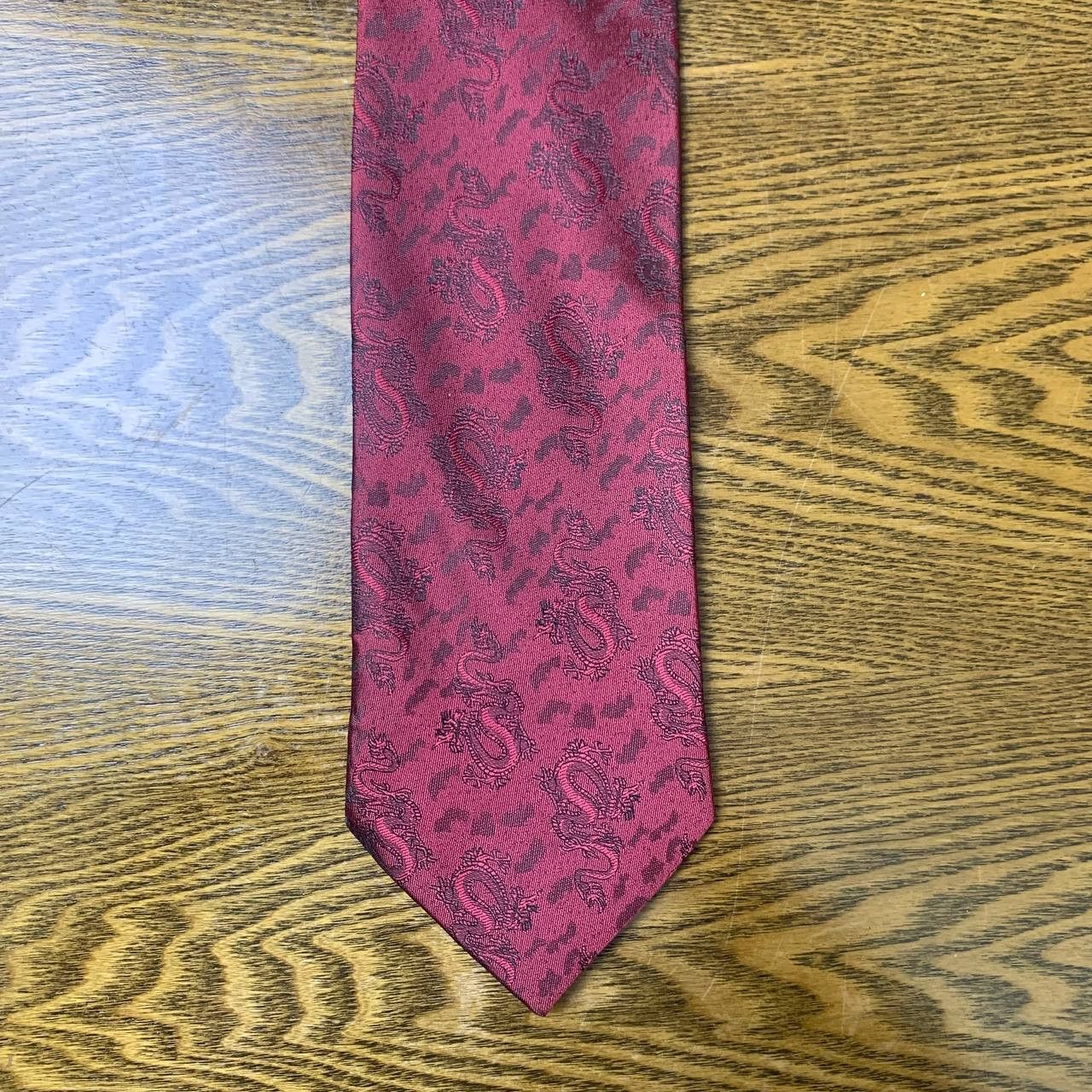 Other Kailong burgundy dragon patterned Size ONE SIZE - 3 Thumbnail