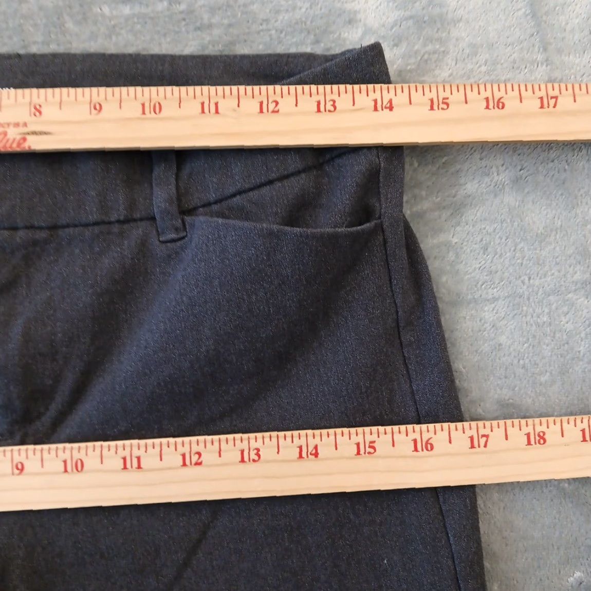 Old Navy Old Navy Pixie Pants Womens Size 4 Gray Ankle Skinny Pockets 28x29 Mid Rise Regular Inseam 29 in Cotton Blend Shirt? Size 27" / US 4 / IT 40 - 2 Thumbnail