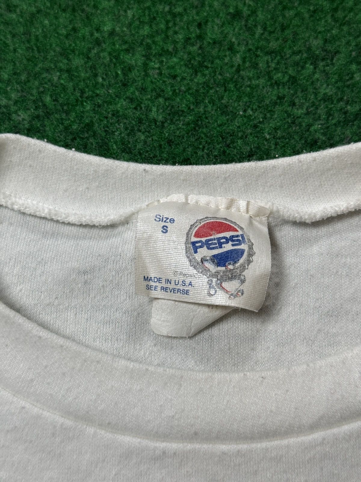 Pepsi × Vintage 80s RARE Pepsi Cola Fun In The Sun Beach Crop Top T Shirt Size S / US 4 / IT 40 - 3 Thumbnail