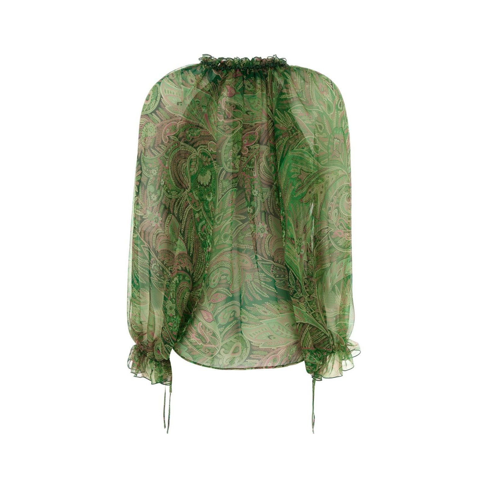 Etro ETRO Multicolor Chiffon Blouse New & Authentic (Women's size Size S / US 4 / IT 40 - 2 Thumbnail