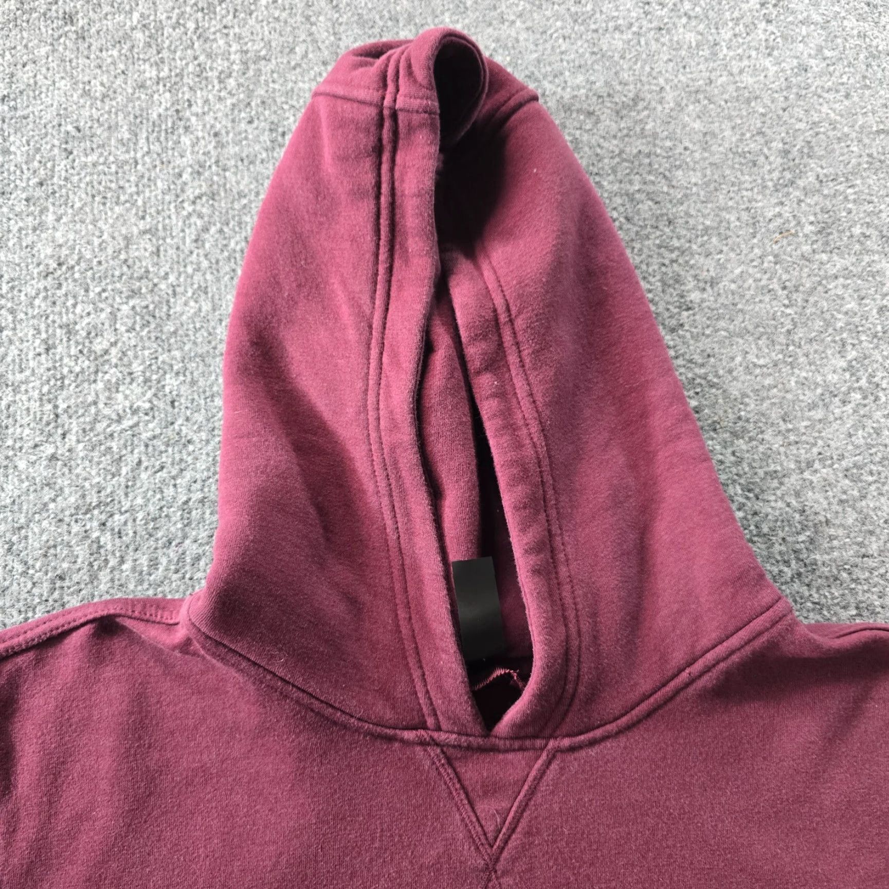 Vintage VINTAGE Kirkland Hoodie Sweatshirt Women Size M Red Burgundy Pullover Hooded Pockets Casual Capsule Size M / US 6-8 / IT 42-44 - 2 Thumbnail