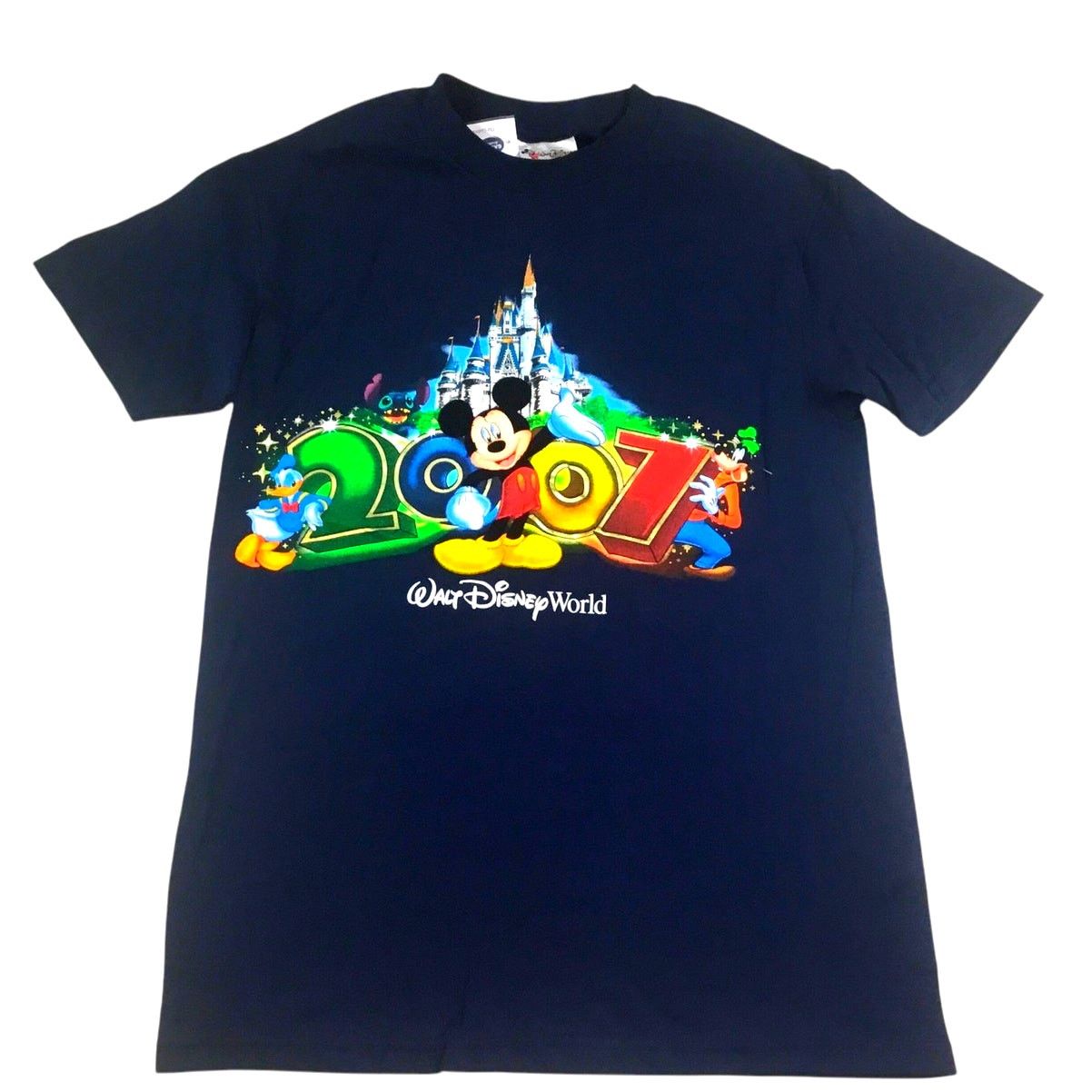 Disney Mickey Donald Goofy Walt Disney World 2007 T-Shirt Castle S Size US S / EU 44-46 / 1 - 1 Thumbnail