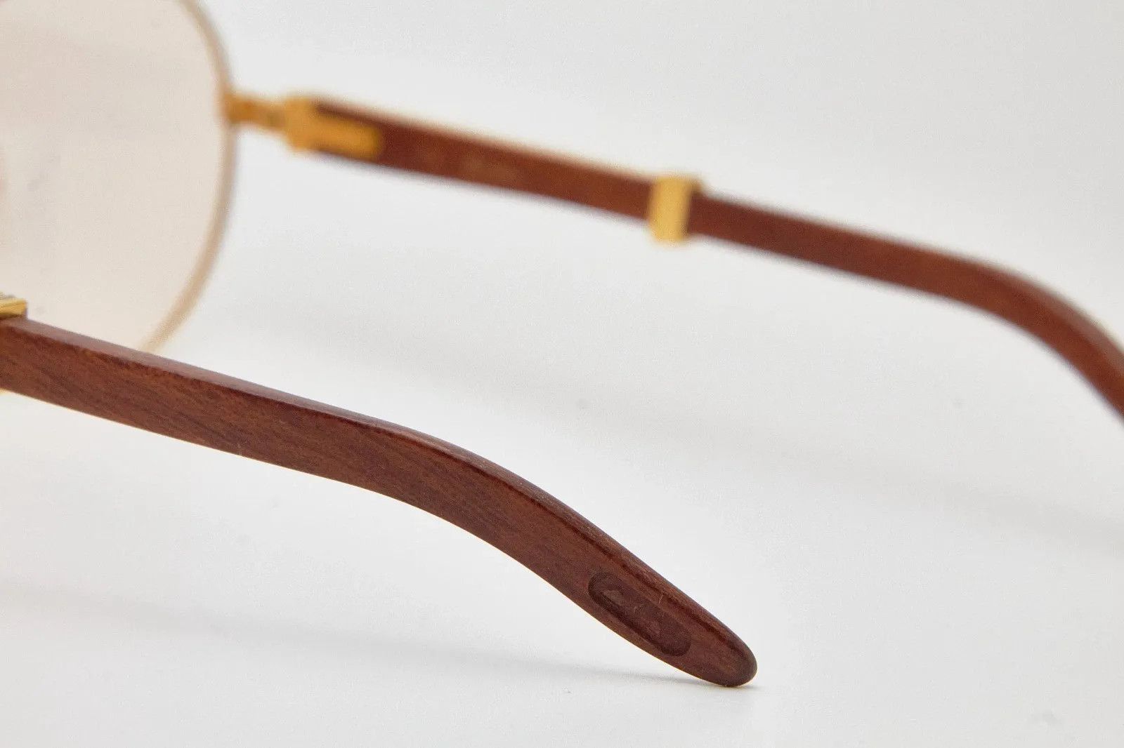 Cartier Sunglasses Cartier Bagatelle Bubinga Wood Size ONE SIZE - 16 Thumbnail