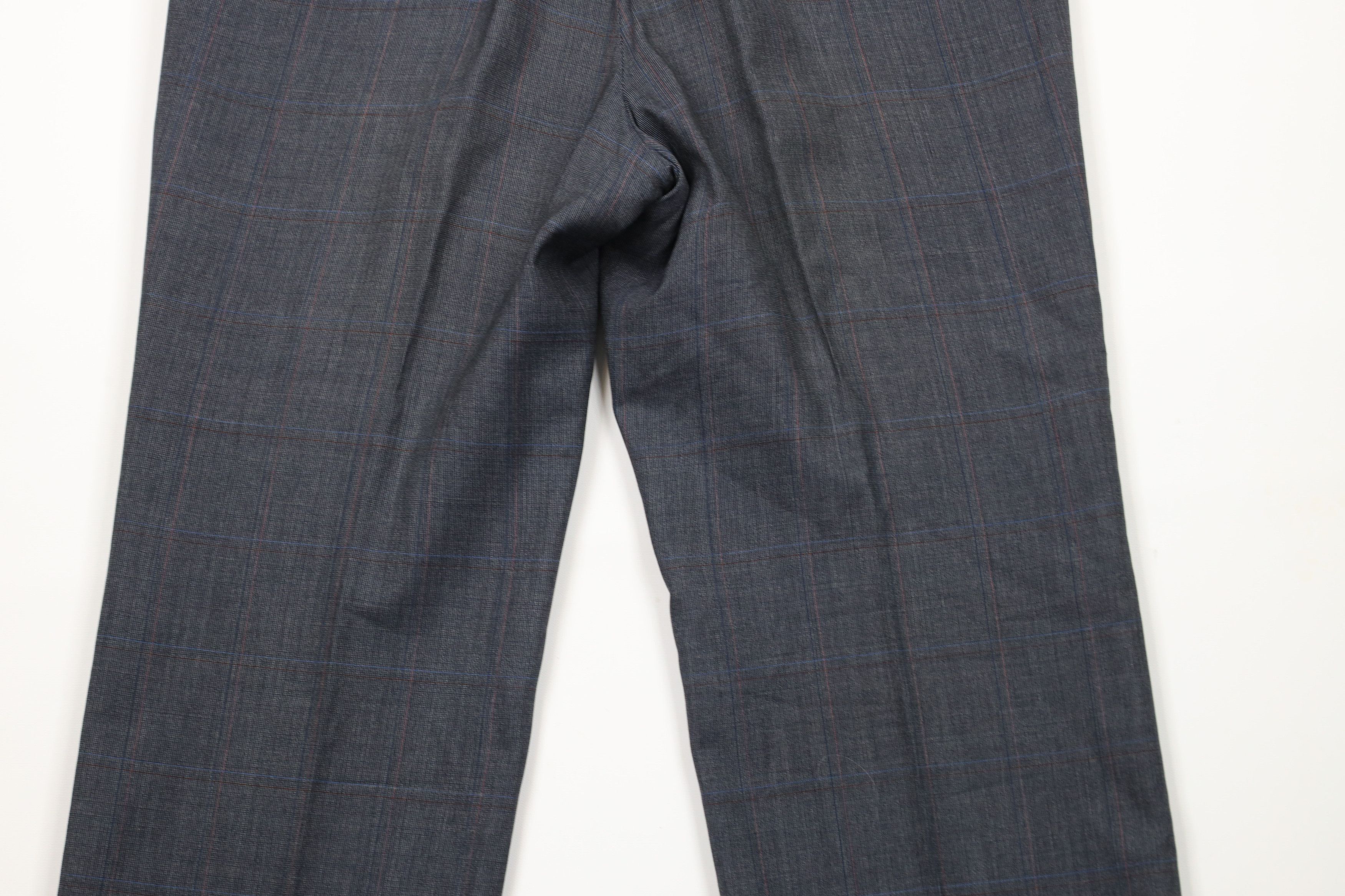 Vintage Vintage 70s Streetwear Cuffed Wide Leg Chino Pants Plaid Size US 34 / EU 50 - 10 Thumbnail