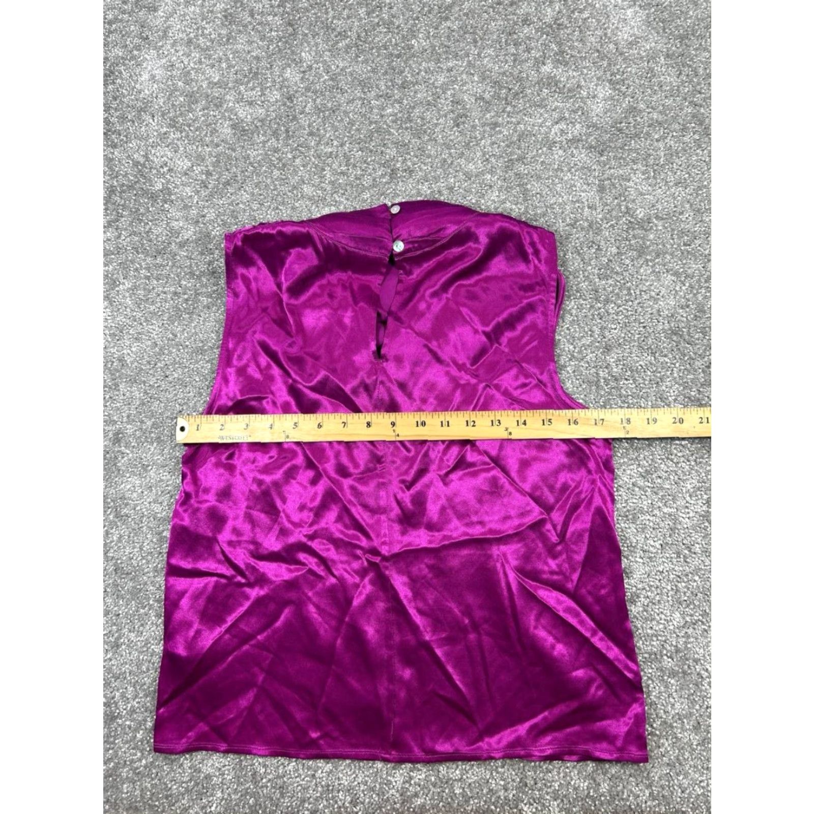Rails Rails Shirt Womens Small Purple Satin Tank Top Size S / US 4 / IT 40 - 5 Thumbnail