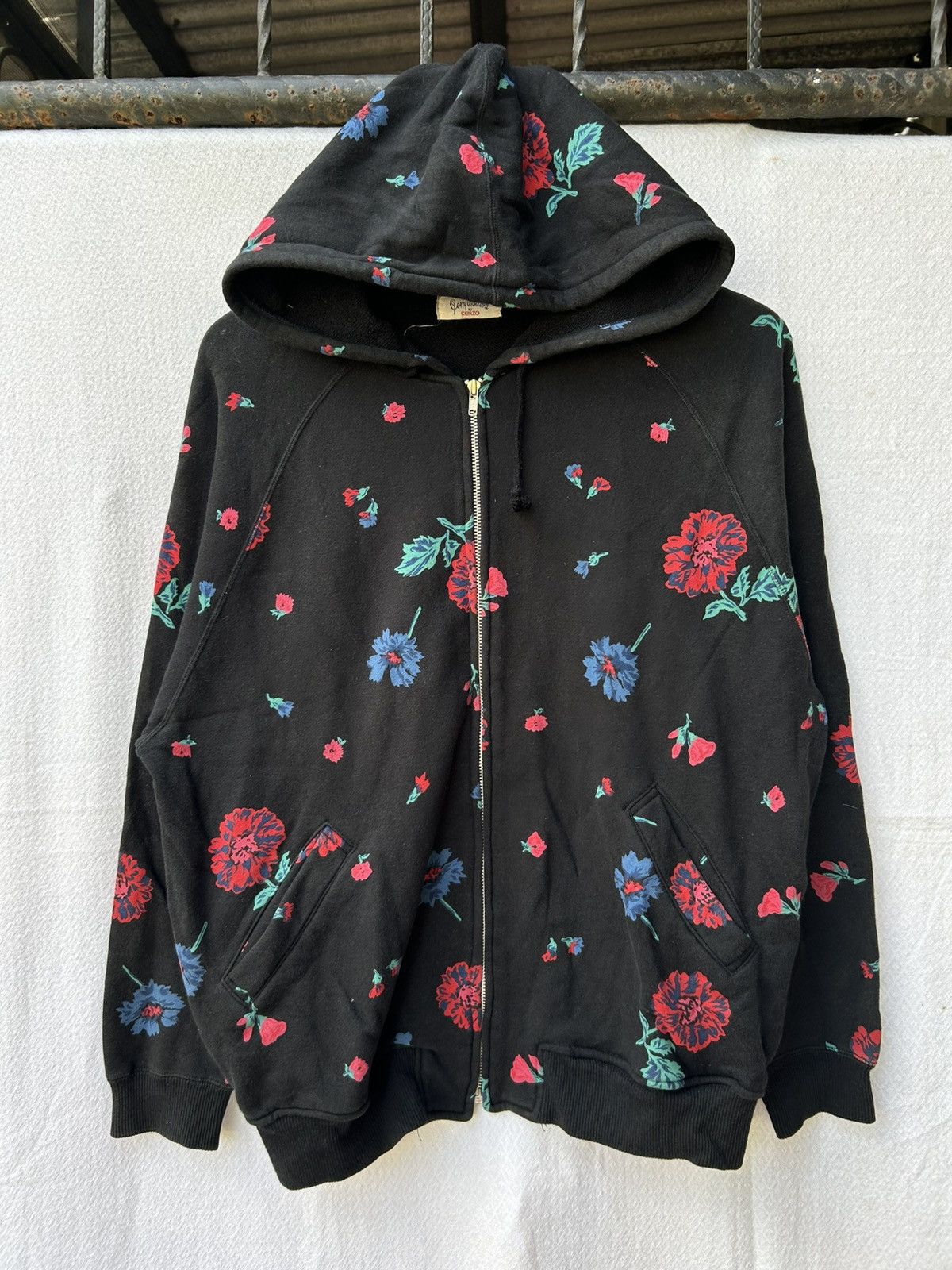 If Six Was Nine × Japanese Brand × Le Grande Bleu (L.G.B.) Composition by kenzo flowers zip hoodie Ifsixwasnine LGB Size US L / EU 52-54 / 3 - 1 Thumbnail
