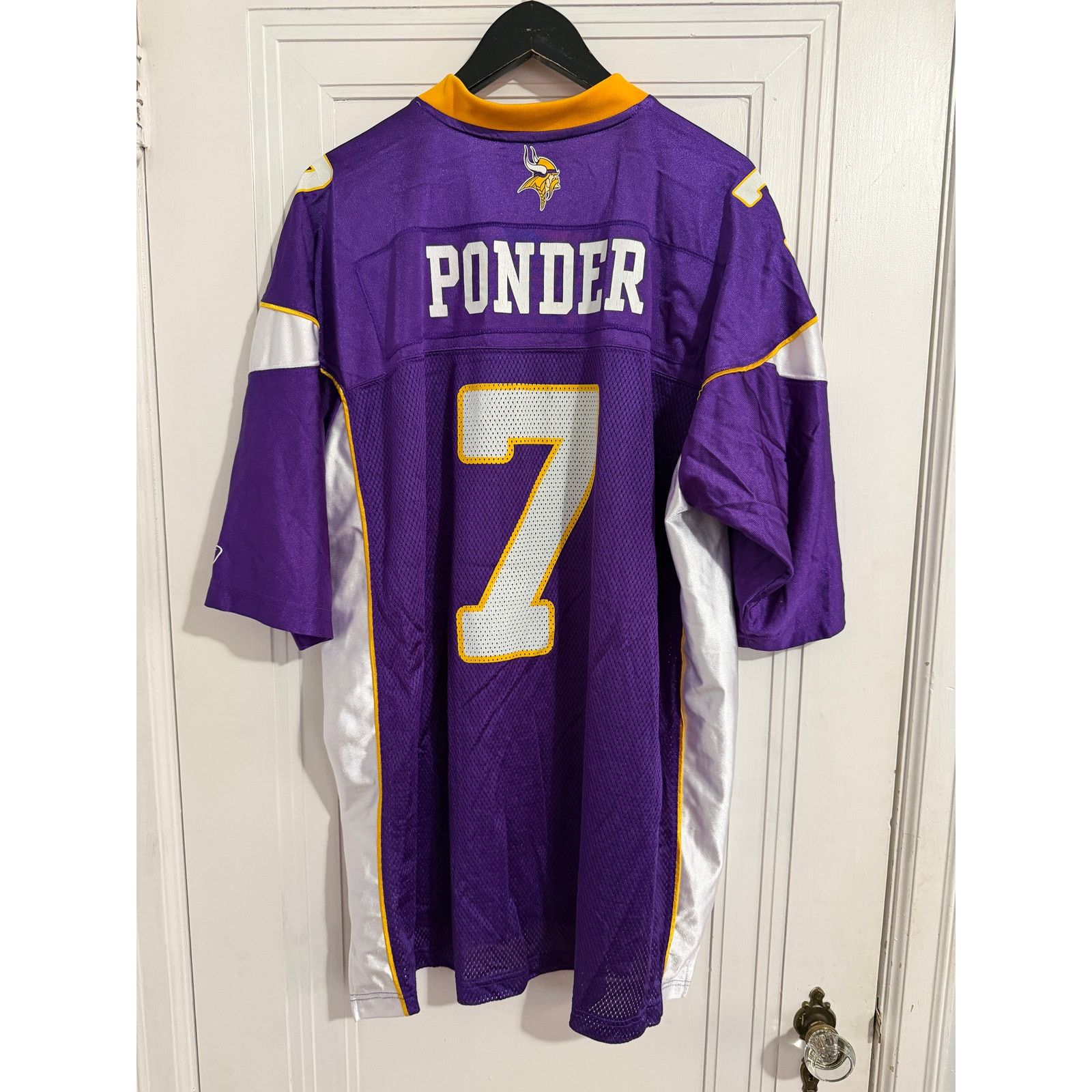 Reebok Throwback Christian Ponder Minnesota Vikings Jersey Size XXL Size US XXL / EU 58 / 5 - 2 Thumbnail
