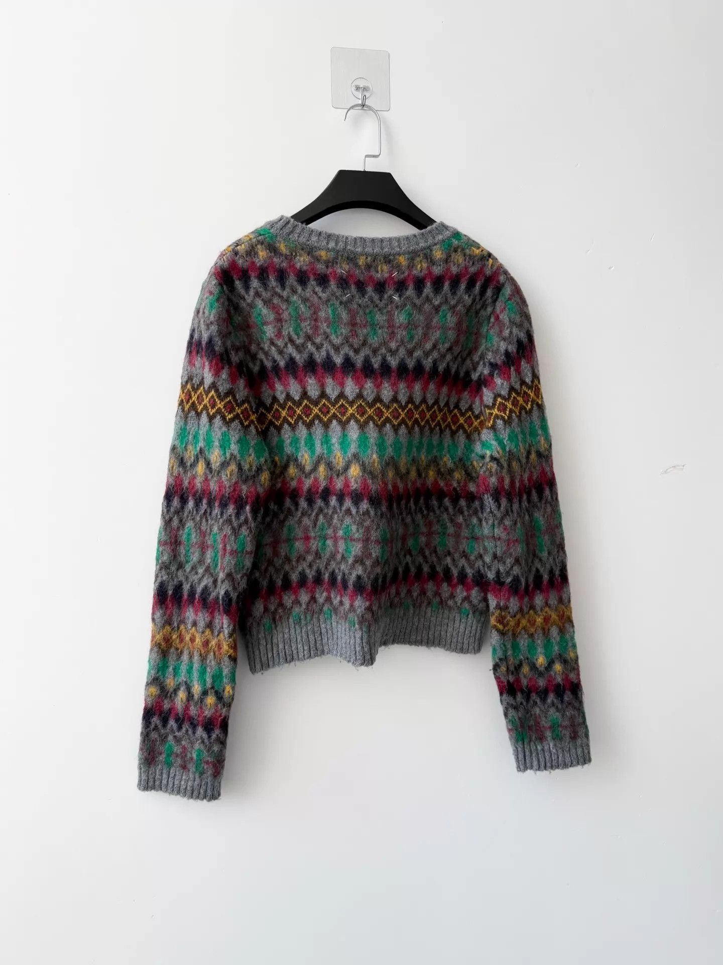 Maison Margiela Maison Margiela FW21 Women's ColorBlocked Wool LS M Size M / US 6-8 / IT 42-44 - 3 Thumbnail