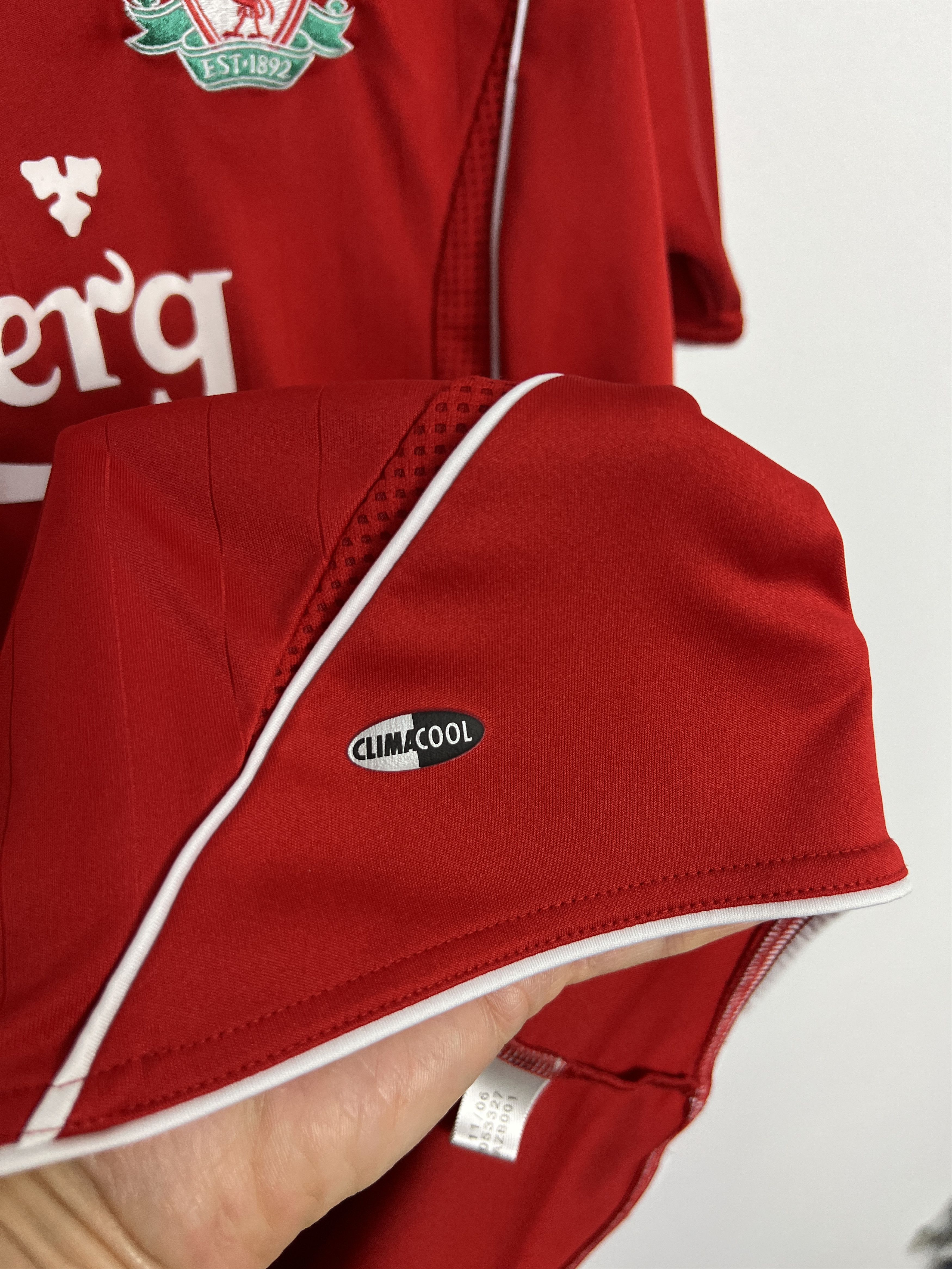 Adidas Liverpool Home football shirt 2006 Soccer Jersey Trikot Rare Size US L / EU 52-54 / 3 - 4 Thumbnail