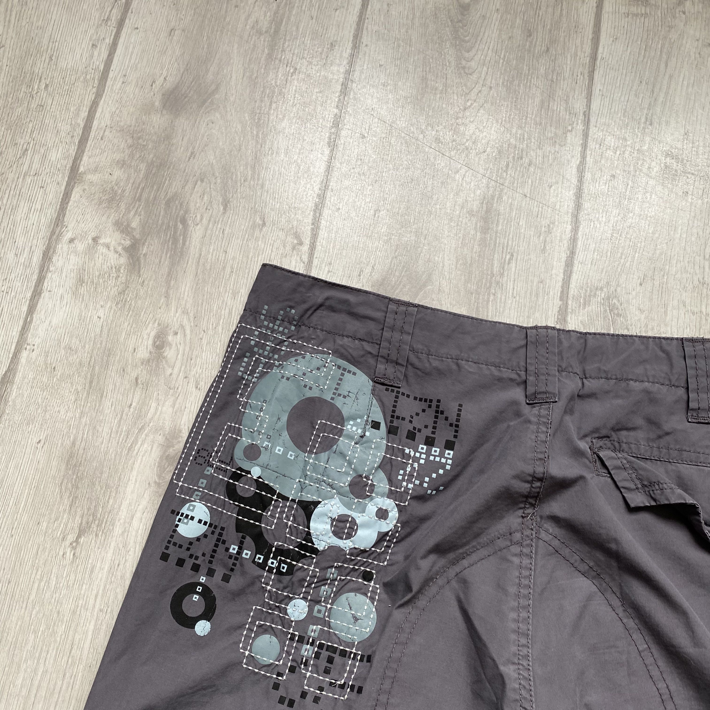 Japanese Brand Vintage Skater Cargo baggy pants Multipicket Topman Size US 34 / EU 50 - 7 Thumbnail
