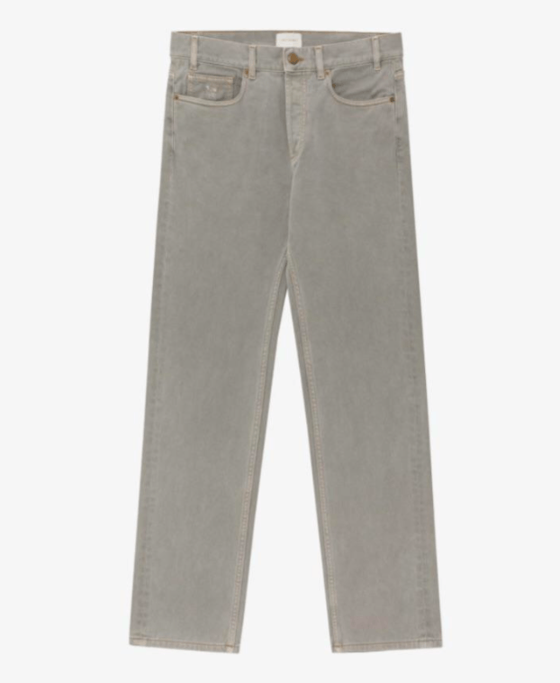 Aime Leon Dore o1mle0825 Garment Dyed 5-Pocket Denim Jeans in Gray Size US 30 / EU 46 - 1 Preview