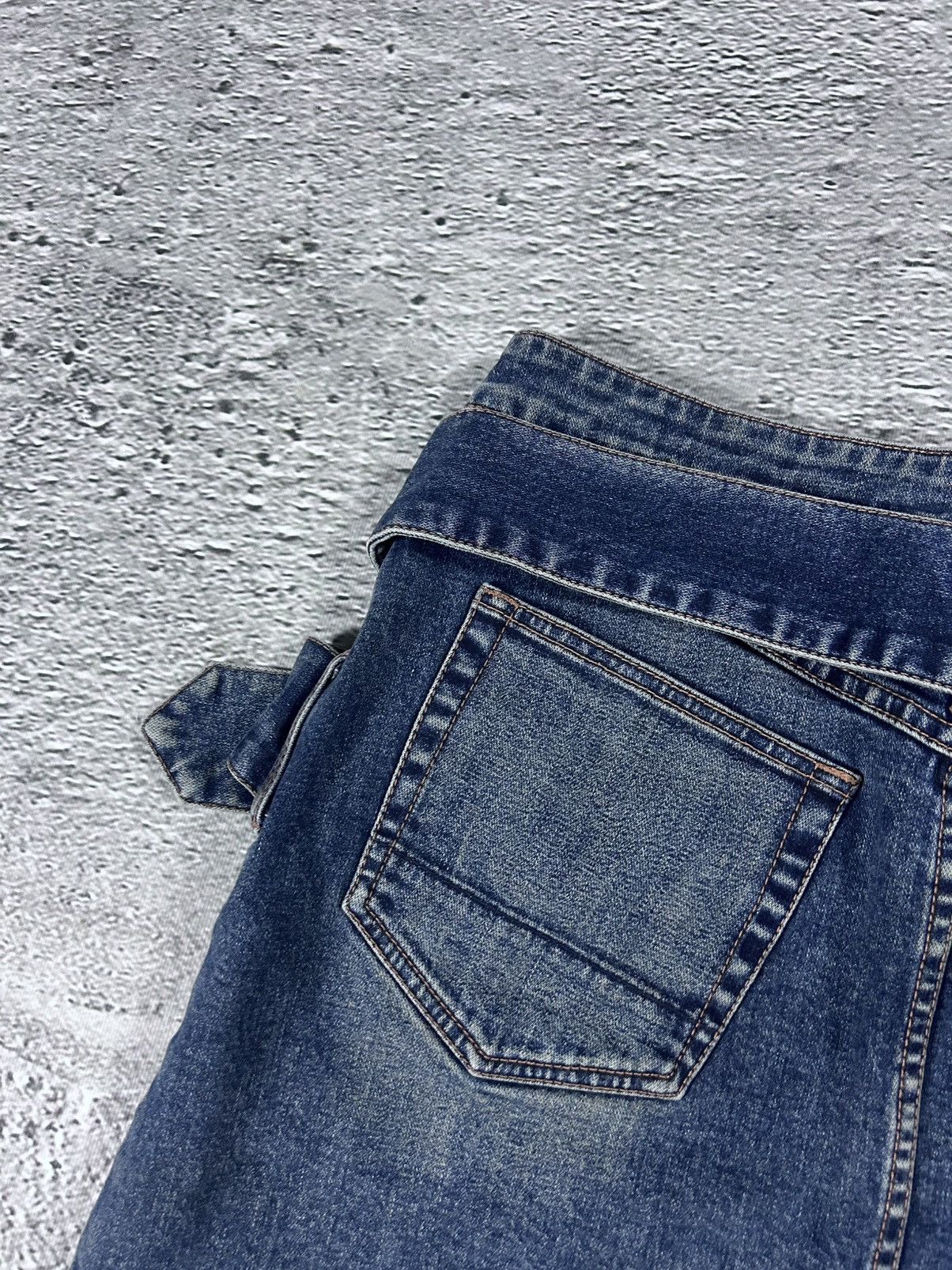 Evisu Evisu Donna vintage navy blue skirt seagulls Y2K Size 30" / US 8 / IT 44 - 3 Thumbnail