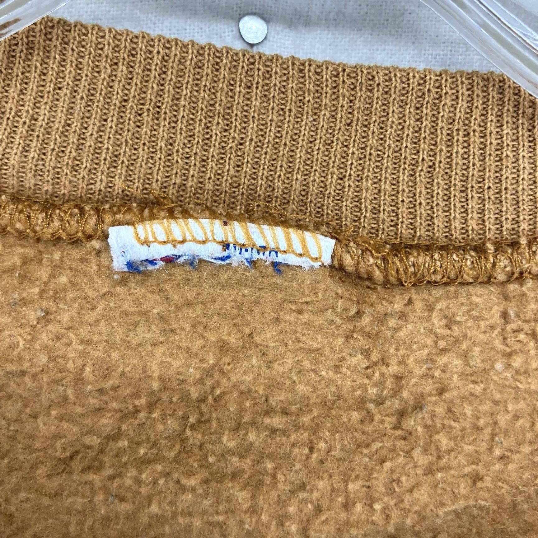 Russell Athletic VINTAGE Russell Athletic Sweatshirt Mens Oversized Large Dark Tan Crewneck 90s Size US L / EU 52-54 / 3 - 3 Thumbnail