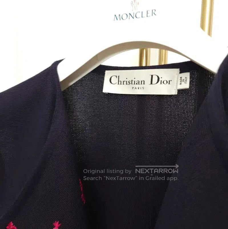 Dior Dior Embroidered Cotton Short Sleeve Pullover . Size L / US 10 / IT 46 - 5 Thumbnail
