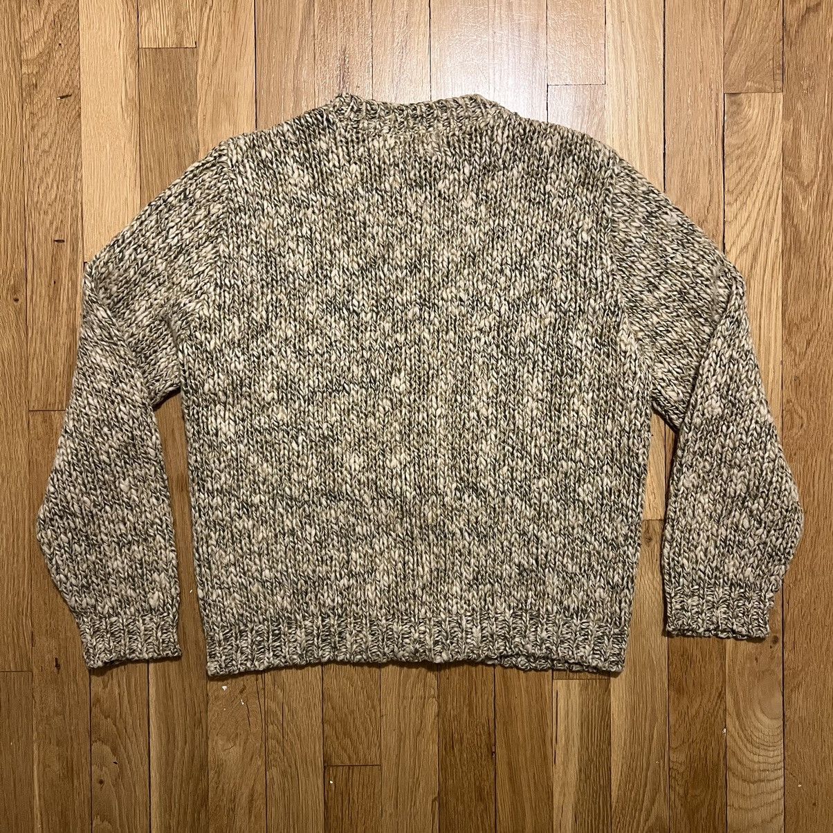 Other Barringer Vintage Womens Cable Knit Sweater Medium Gray Size M / US 6-8 / IT 42-44 - 3 Thumbnail