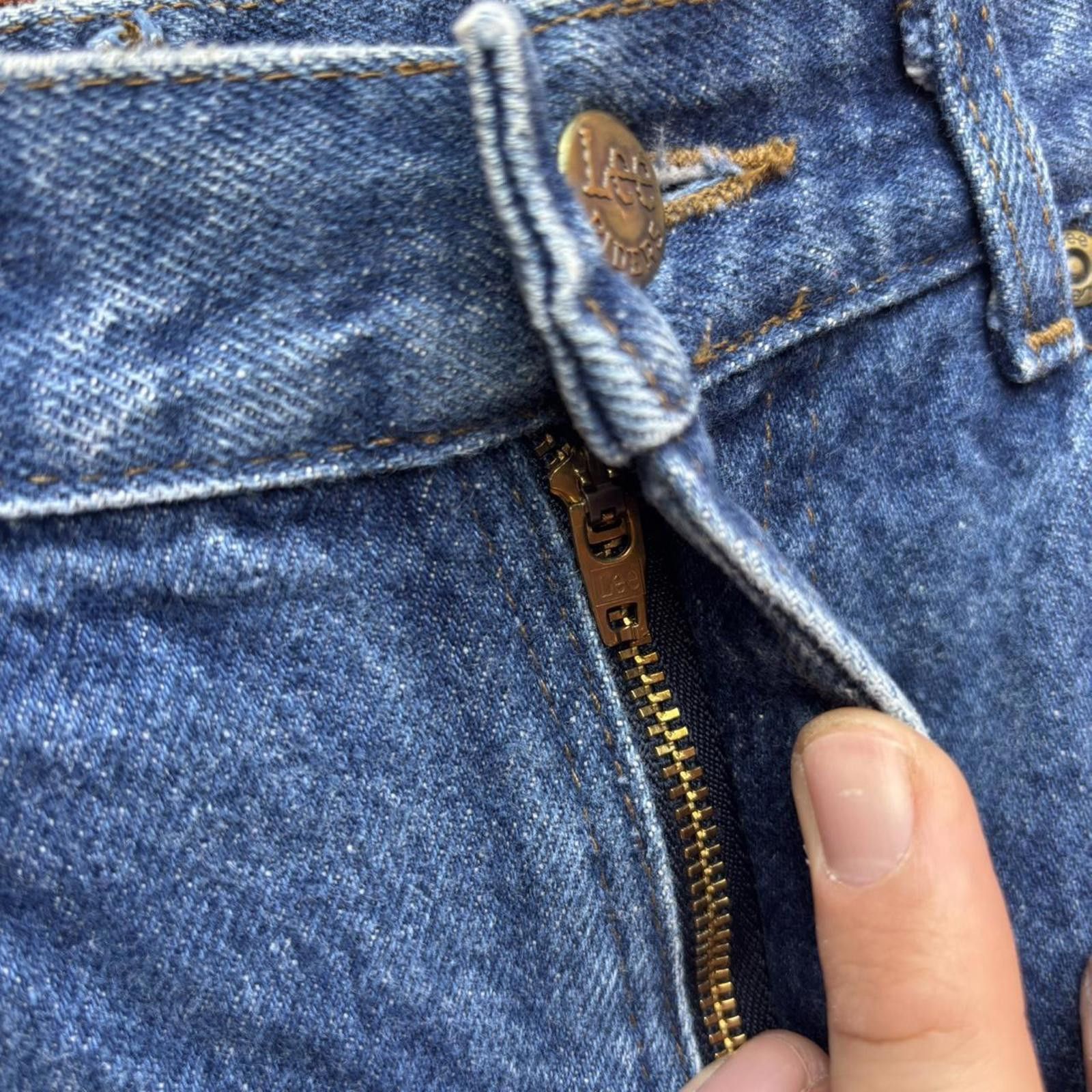 Lee vintage Lee riders jeans 80s/90s 10/26x25 Size 32" / US 10 / IT 46 - 4 Thumbnail