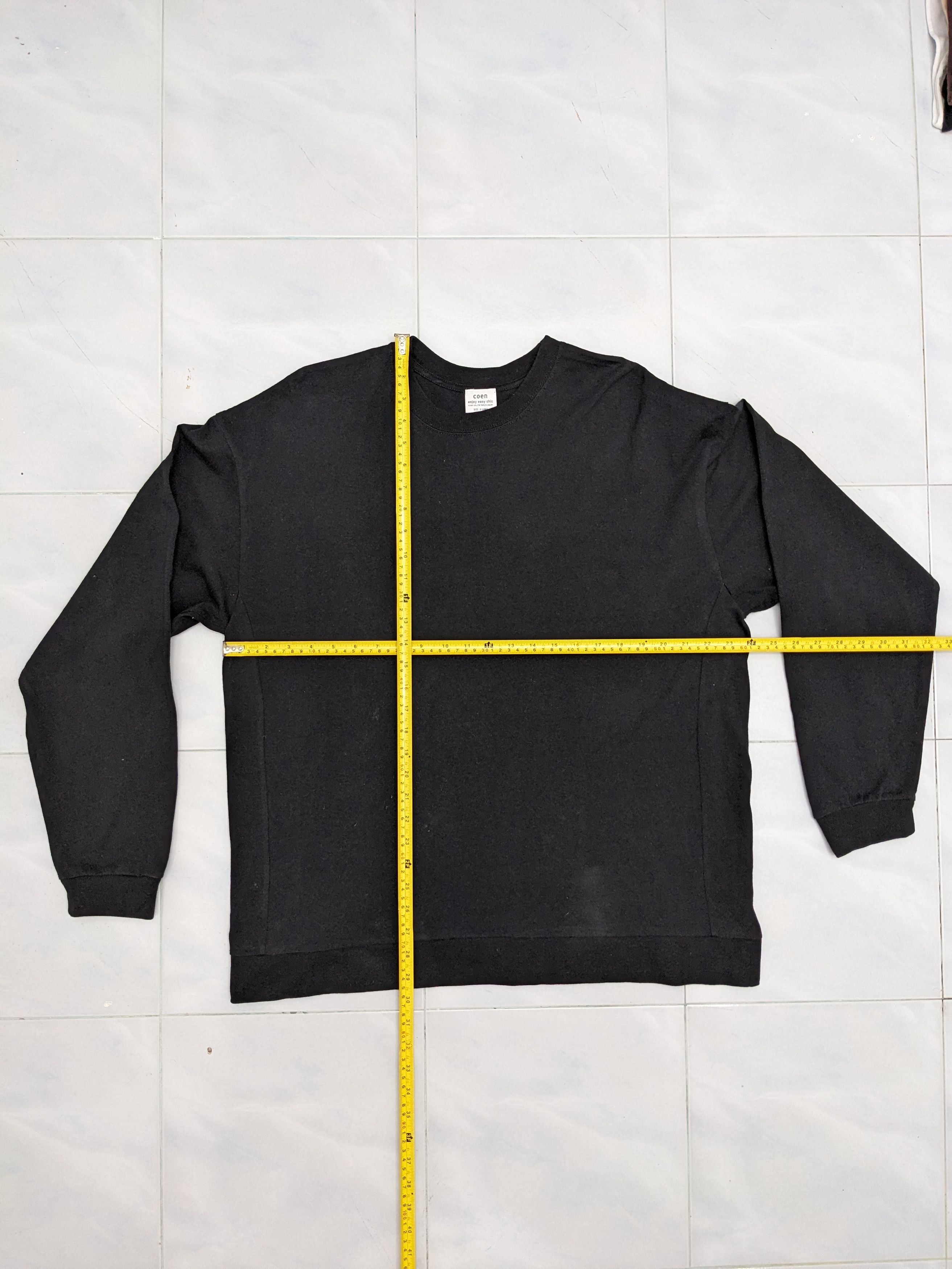 Japanese Brand Japanese Brand Coen Long Sleeve Tshirt Size US XL / EU 56 / 4 - 4 Thumbnail
