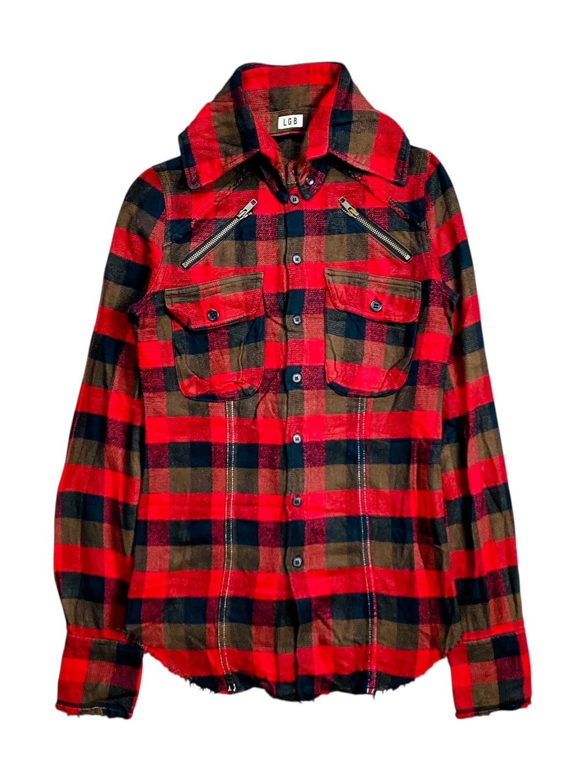 Le Grande Bleu (L.G.B.) L.G.B Archive - Apocalypse Style Flanel Punk Shirt Size US M / EU 48-50 / 2 - 1 Thumbnail