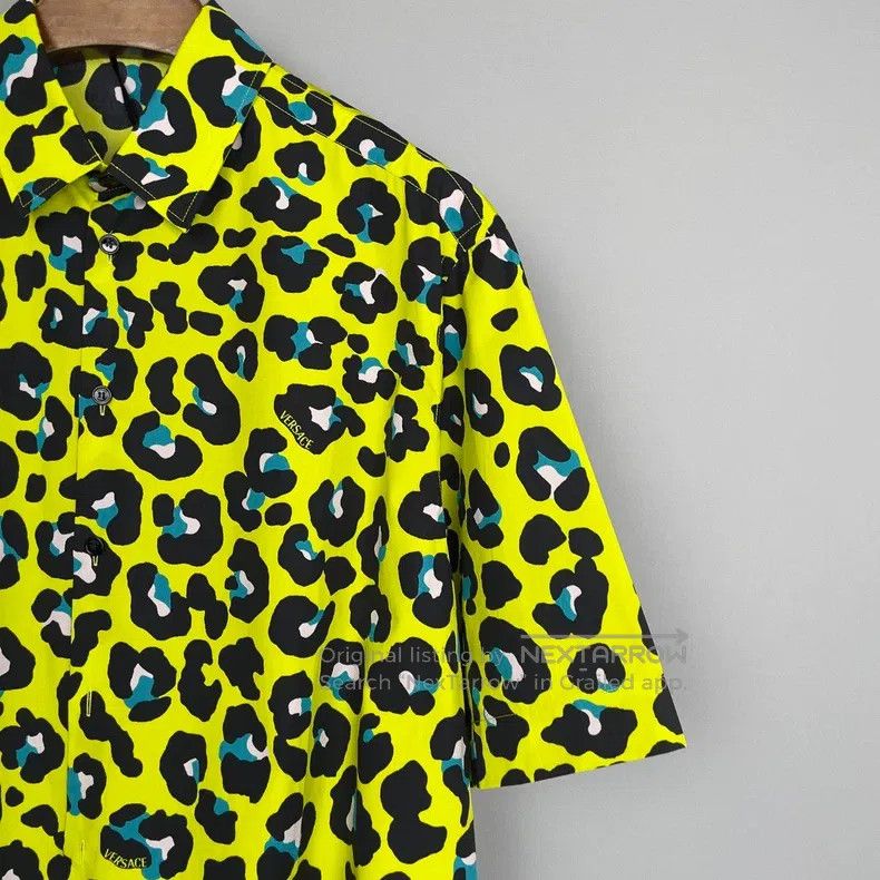Versace Versace Printed single-breasted short sleeve lining Size US L / EU 52-54 / 3 - 2 Thumbnail